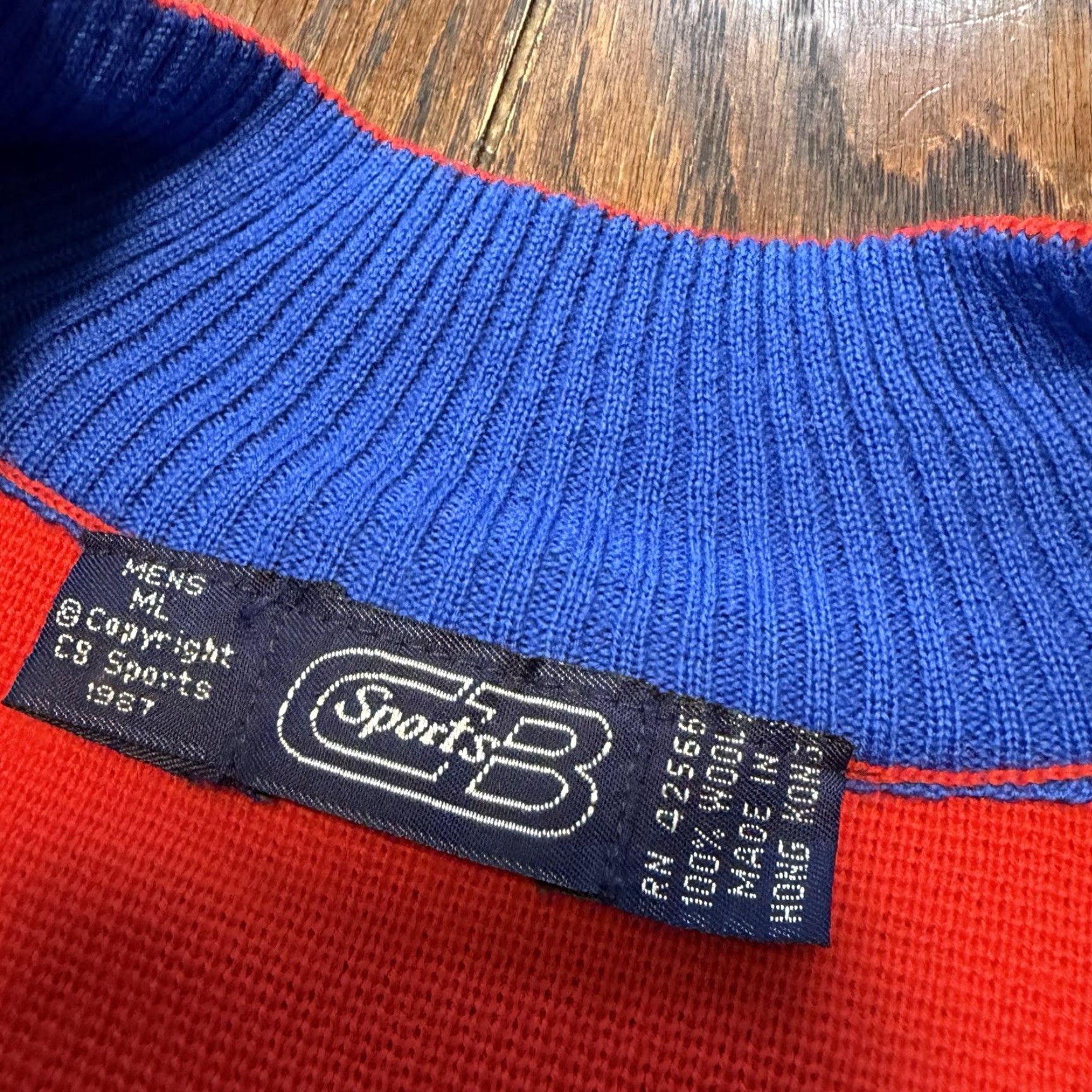 Cutter & Buck Cutter Buck Sweater Mens Large Red CB Sports Quarter Zip Pullover Sport Sportswear Catchall (No extra text) Size US L / EU 52-54 / 3 - 3 Thumbnail