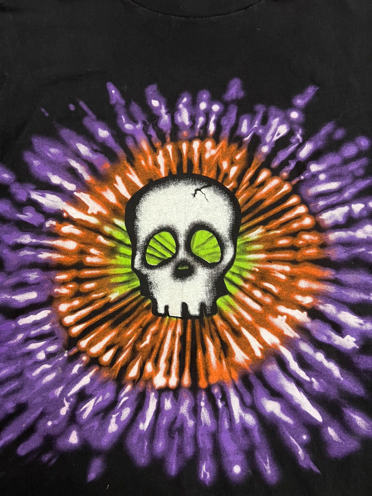 Expert Horror × Vintage Vintage skull tie dye tee Size US XL / EU 56 / 4 - 2 Thumbnail