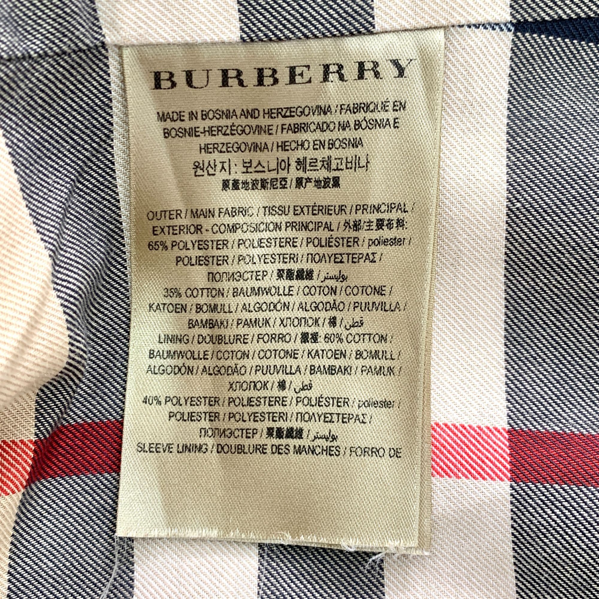 Burberry Burberry Beige Double Breasted Trench Coat Size 2/36 Cotton Size XS / US 0-2 / IT 36-38 - 2 Thumbnail