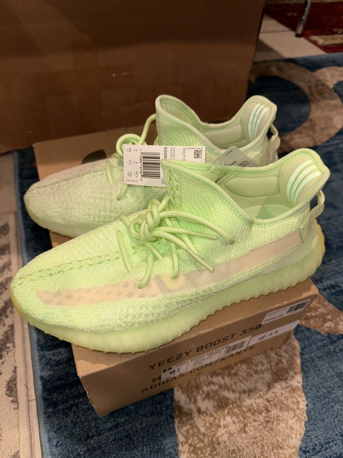 Yeezy glow resell sales