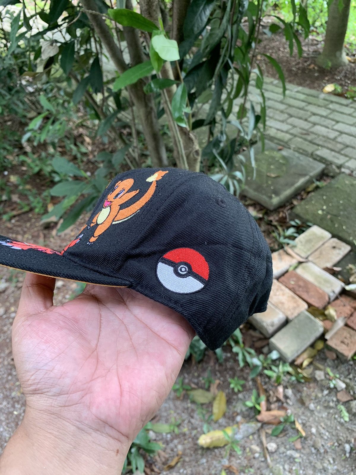 Pokemon Y2k 00s Rare Pokemon Charizard Charmander Charmeleon Cap Hat Size ONE SIZE - 2 Thumbnail