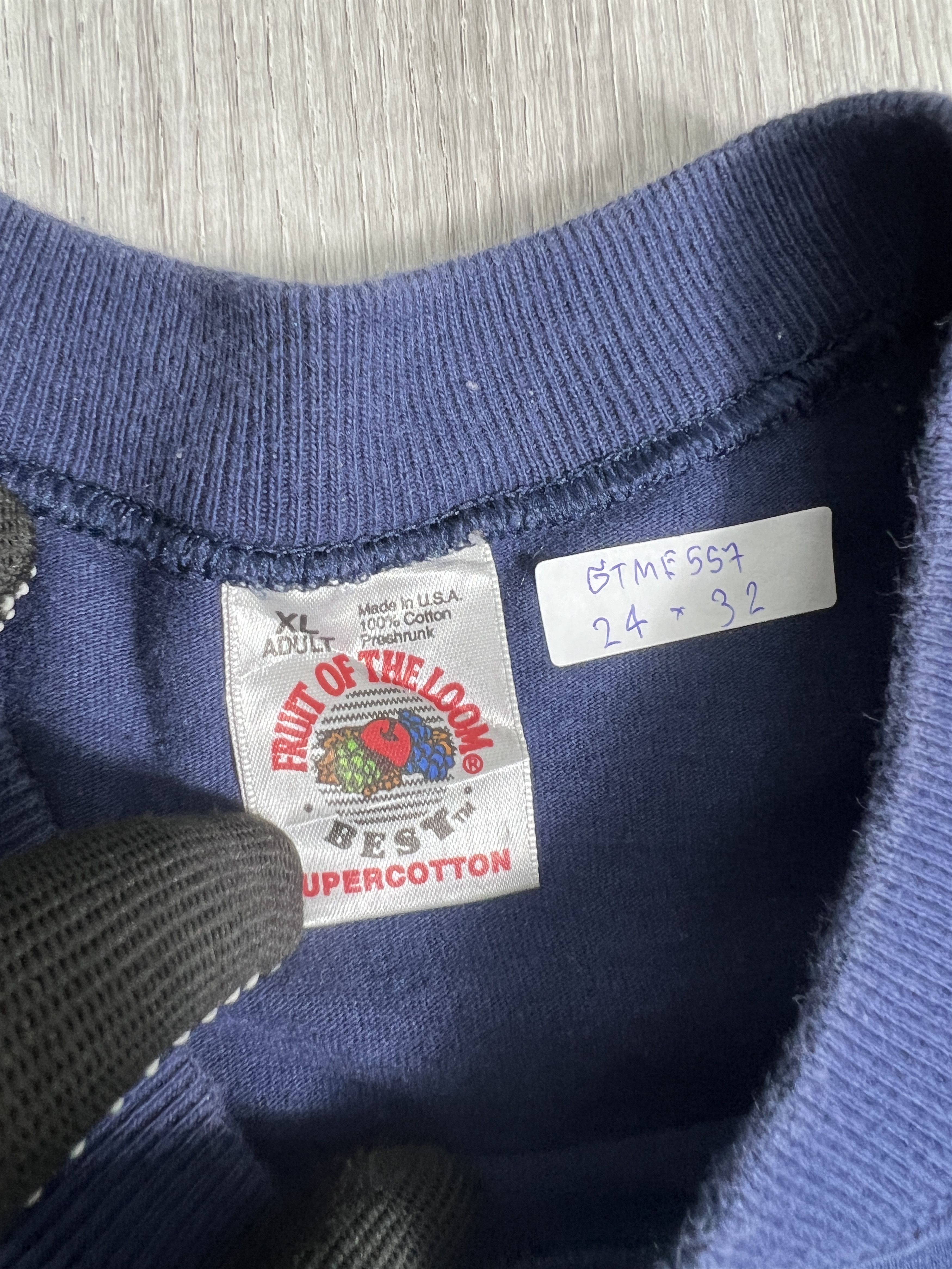 Fruit Of The Loom × Vintage Vintage 90s Funny Parody Slogan Graphic Tee (XL) GTME557 Size US XL / EU 56 / 4 - 3 Thumbnail