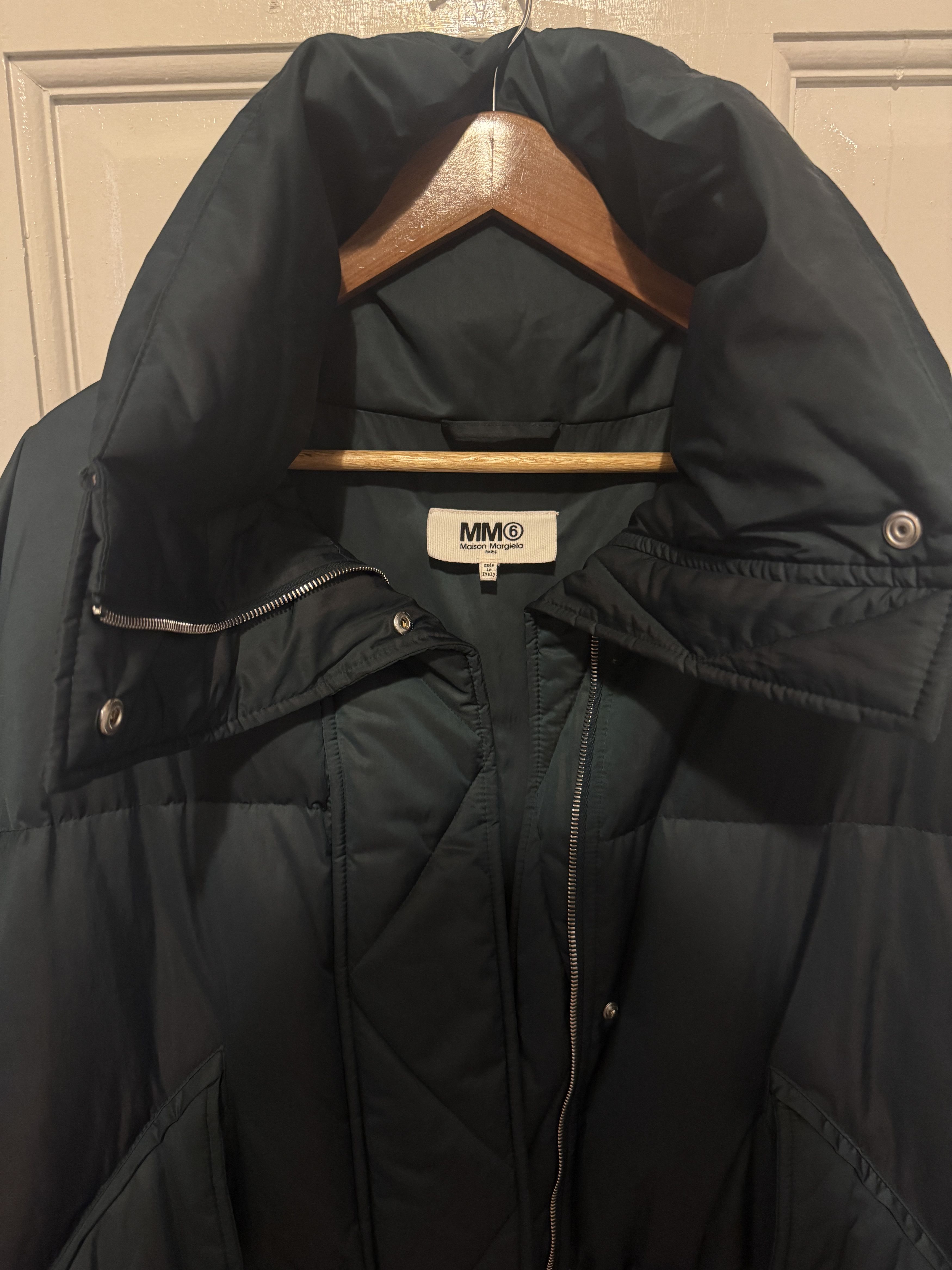 Maison Margiela MM6 Maison Margiela down puffer jacket. Dark Green. M Size M / US 6-8 / IT 42-44 - 3 Thumbnail