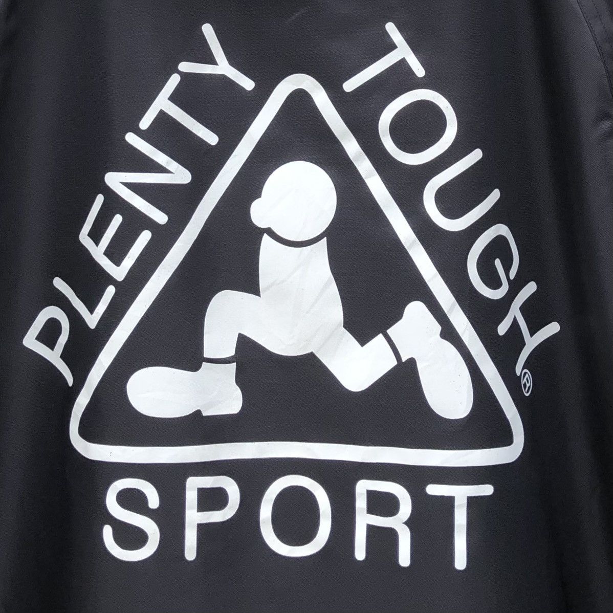 Vintage Vtg 90s Plenty Tough Sport Lined Fleece Nylon Parka Jacket in Black, Men's (Size M) — image 3 of 6