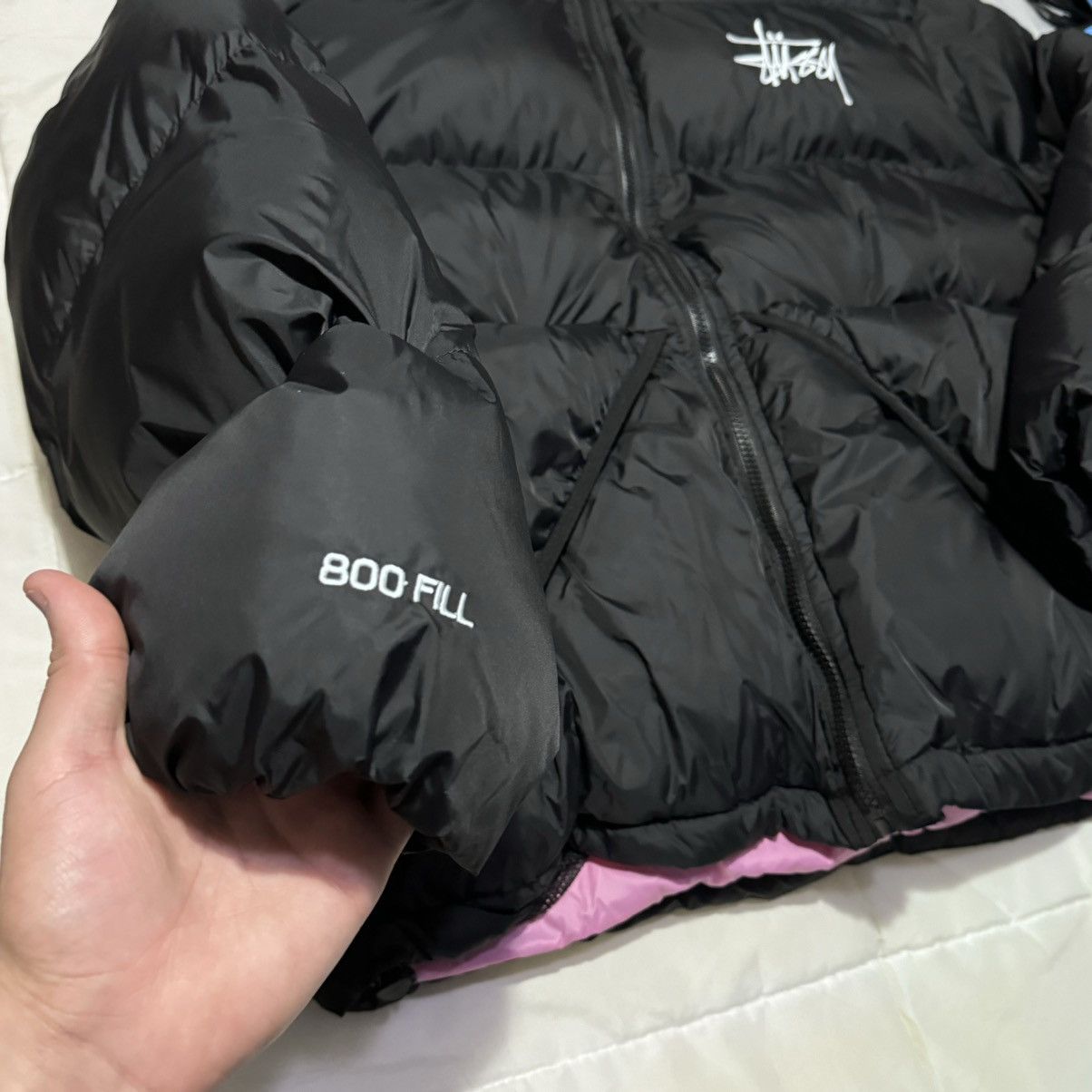 Stussy Black Stussy Puffer Size US L / EU 52-54 / 3 - 4 Thumbnail