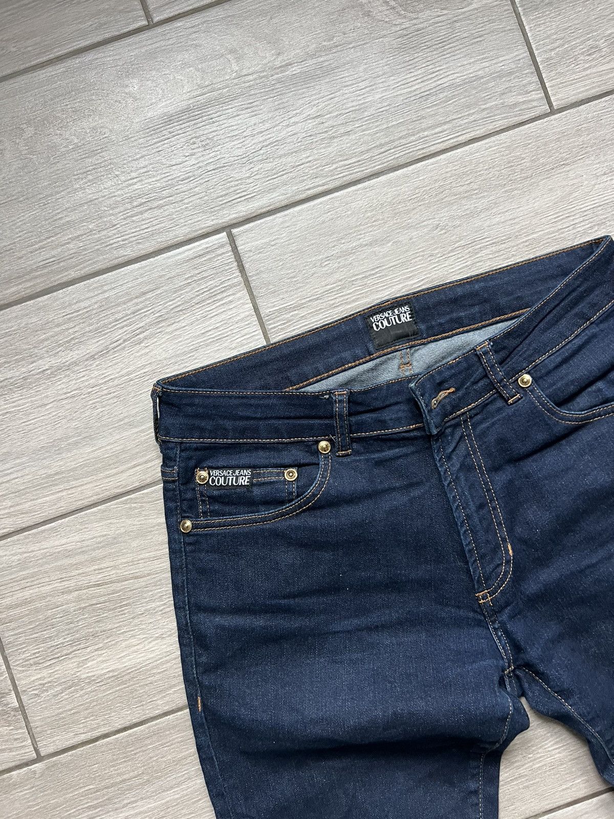 Jean Classic Dark Blue Versace Jeans Couture Pants 32 Size Size US 32 / EU 48 - 9 Thumbnail