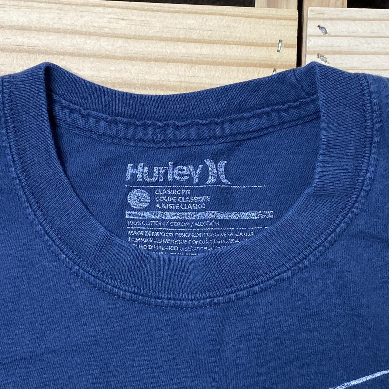 Hurley Hurley Navy Blue Y2K Surf Tee Size Small Size US S / EU 44-46 / 1 - 3 Thumbnail