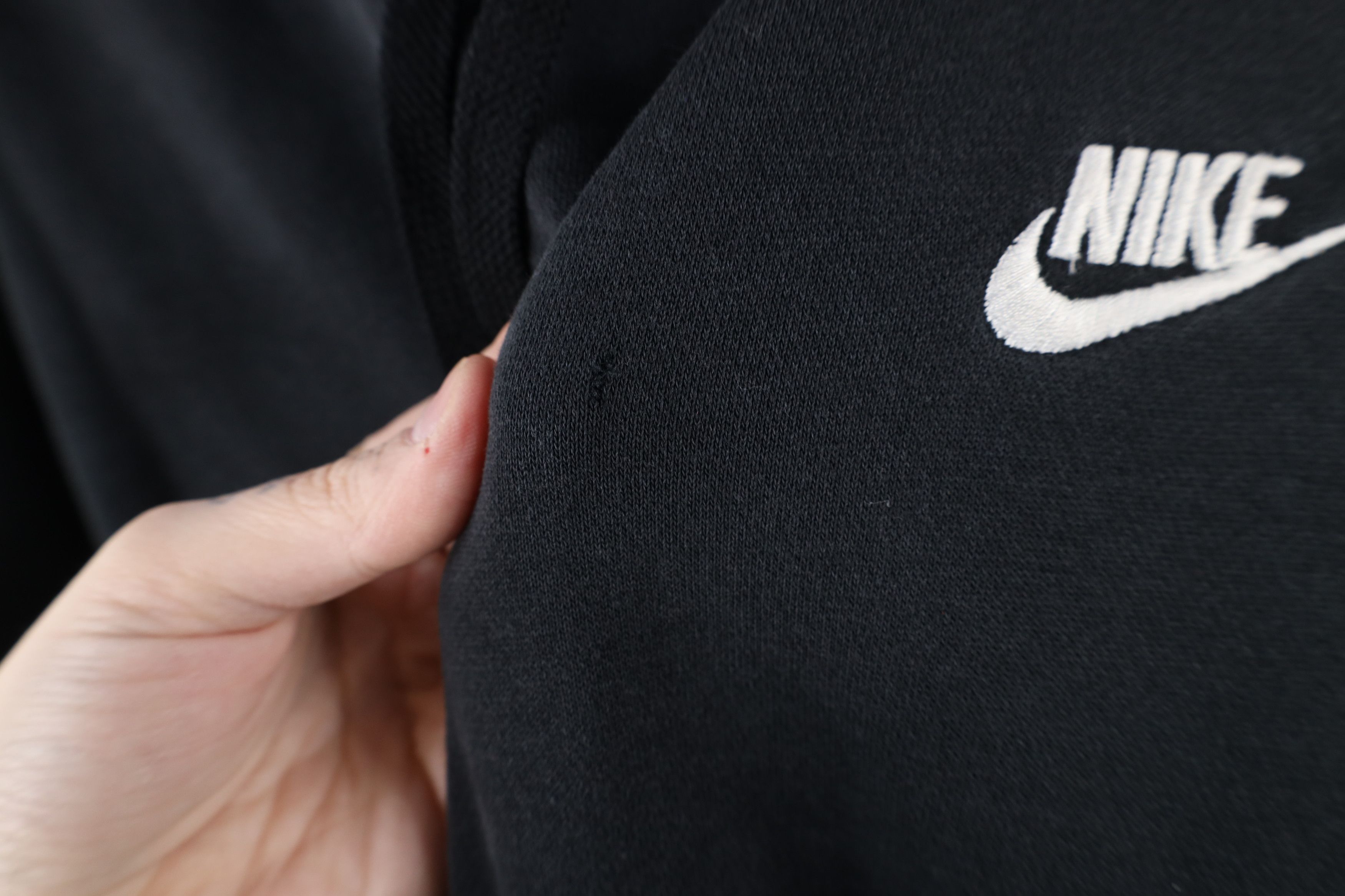 Nike × Vintage Vintage Y2K Nike Travis Scott Mini Swoosh Hoodie Sweatshirt Size US M / EU 48-50 / 2 - 5 Thumbnail
