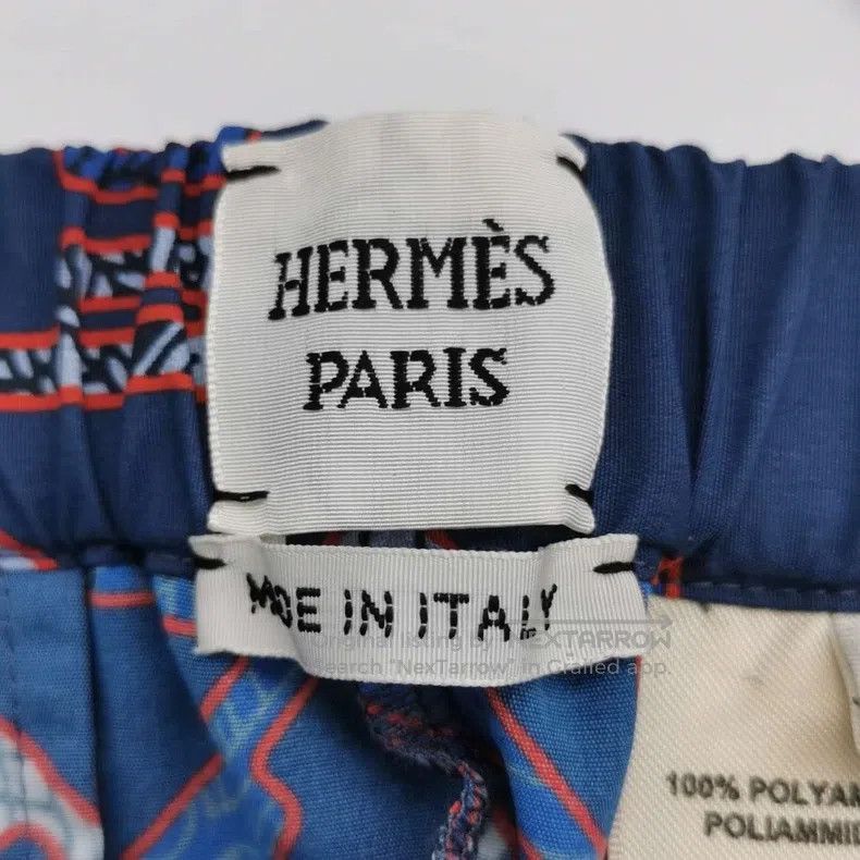 Hermes Hermes Blue printed shorts Size 24" / US 00 / IT 34 - 5 Thumbnail