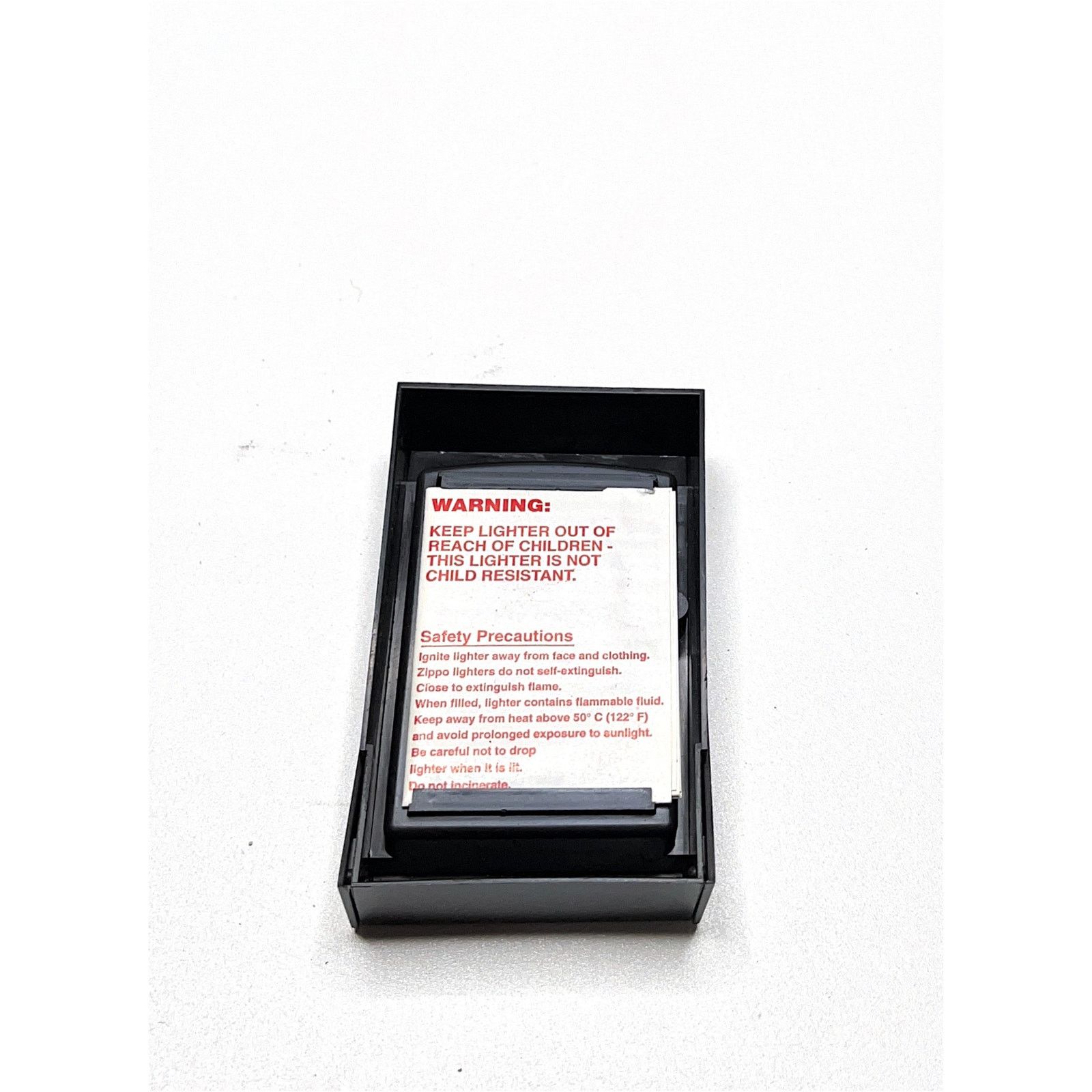 Zippo VINTAGE ZIPPO- American Flag w/ Zippo Logo - 1998 Chrome NIB Size ONE SIZE - 4 Thumbnail