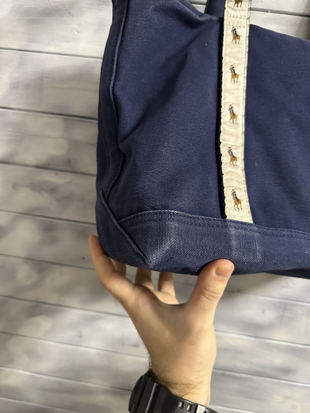 Ralph Lauren × Vintage Rare Bag Ralph Lauren Multilogo Luxury. Size ONE SIZE - 11 Thumbnail