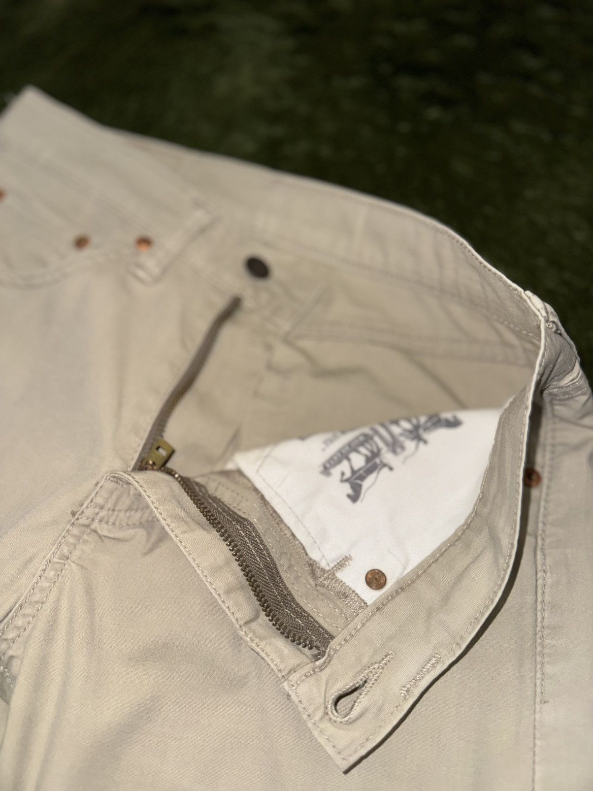Levi's [W28] Levi’s 505 3/4 Cotton Pants – Washed Beige Size US 28 / EU 44 - 3 Thumbnail