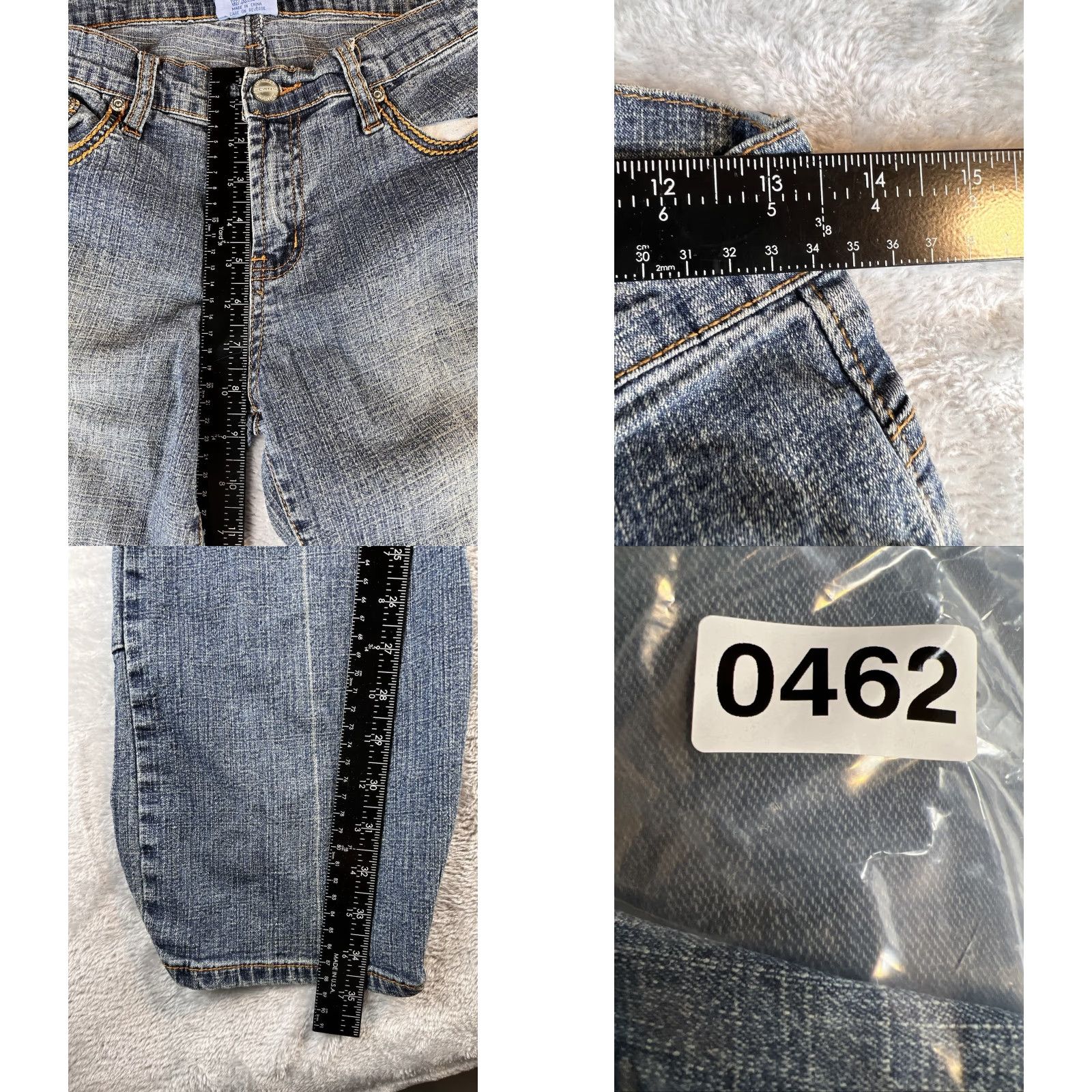 Vintage VINTAGE Apollo Jeans Womens Jeans 27x34.5 Blue Y2K American 90s Buckle Seth 5-Pocket Design Womens Size 28" / US 6 / IT 42 - 8 Thumbnail