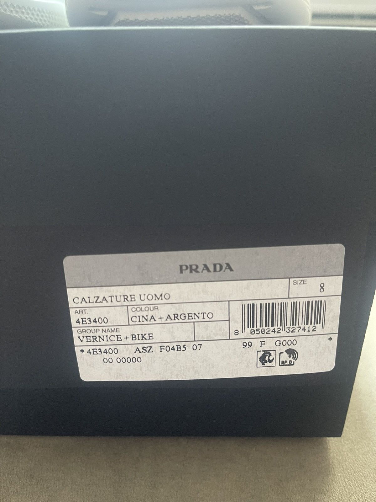 Prada Patent Leather Americas Cup