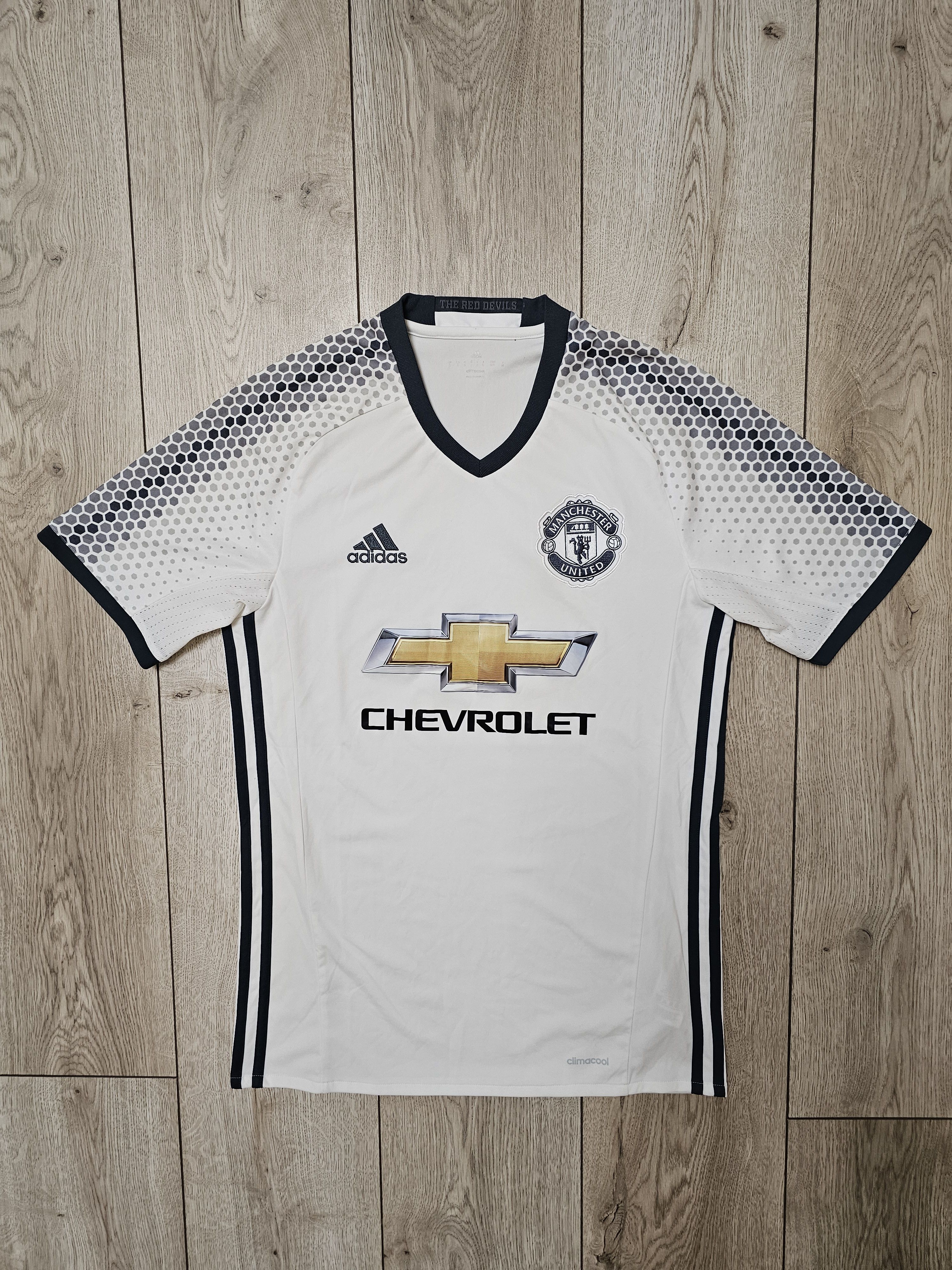 Adidas MANCHESTER UNITED 2016 2017 THIRD FOOTBALL SOCCER JERSEY Size US S / EU 44-46 / 1 - 1 Thumbnail