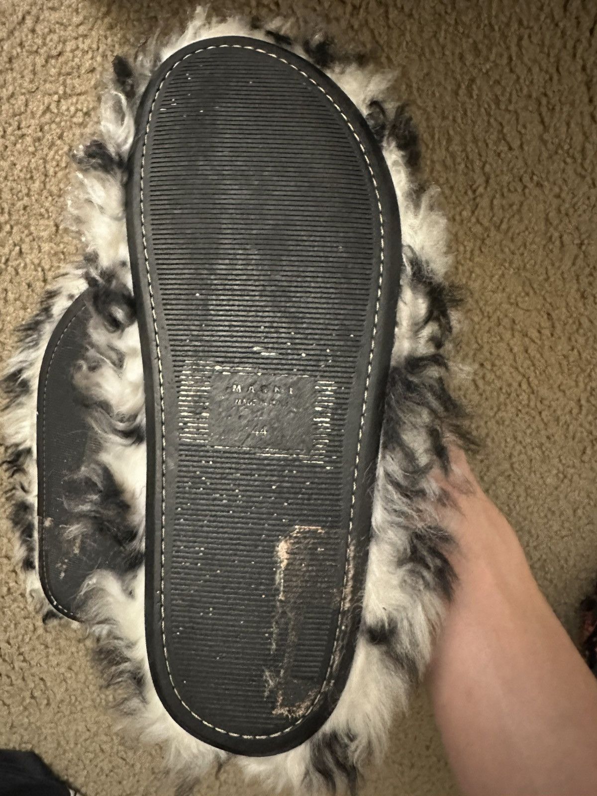 Marni Marni fur sandal Size US 11 / EU 44 - 8 Thumbnail