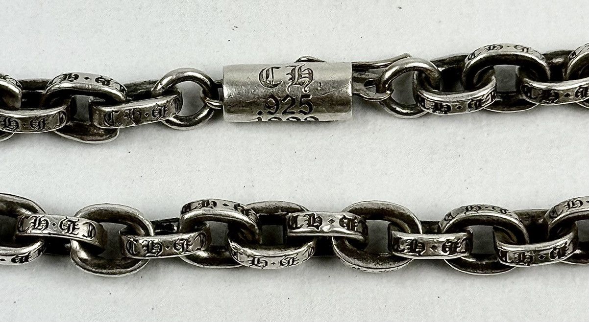 Chrome Hearts Chrome Hearts - Paper Chain - Silver Bracelet 8" Size ONE SIZE - 10 Thumbnail