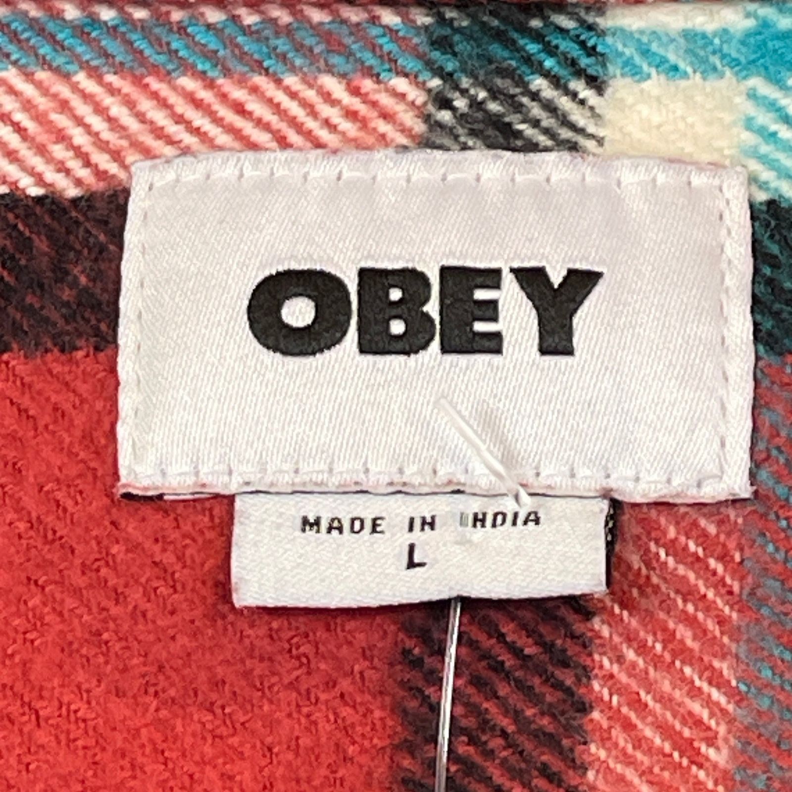 Obey OBEY Stephen Heavy Flannel Shirt Jacket Size Large NWT Size US L / EU 52-54 / 3 - 4 Thumbnail