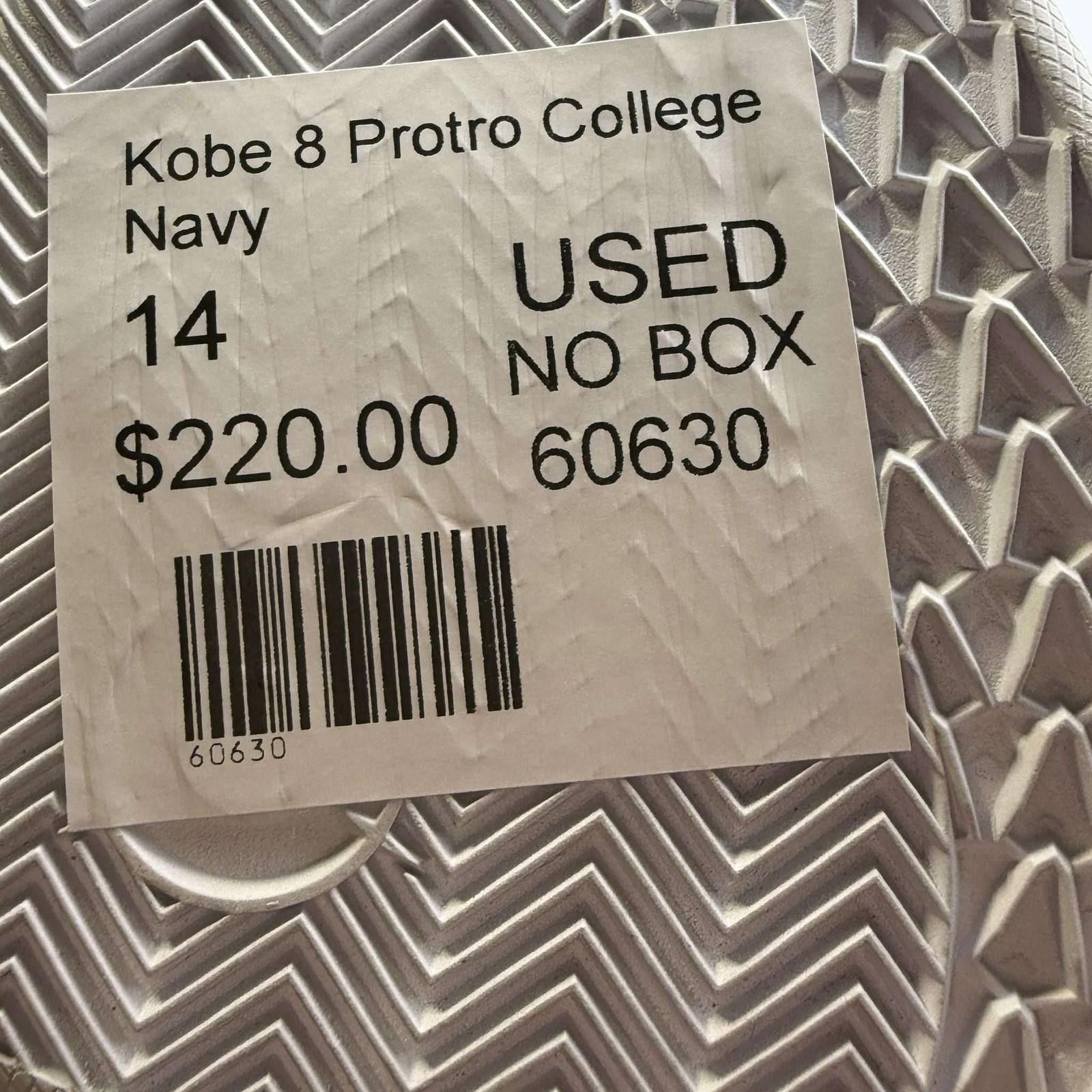 Nike Nike Kobe 8 Protro College Navy US 14 Used No Box Size US 14 / EU 47 - 8 Thumbnail