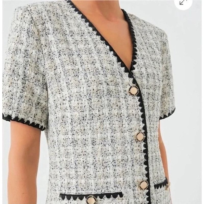Other NWOT Pomander Place White Tweed Josephine Dress XXL Size XXL / US 16-18 / IT 52-54 - 10 Thumbnail