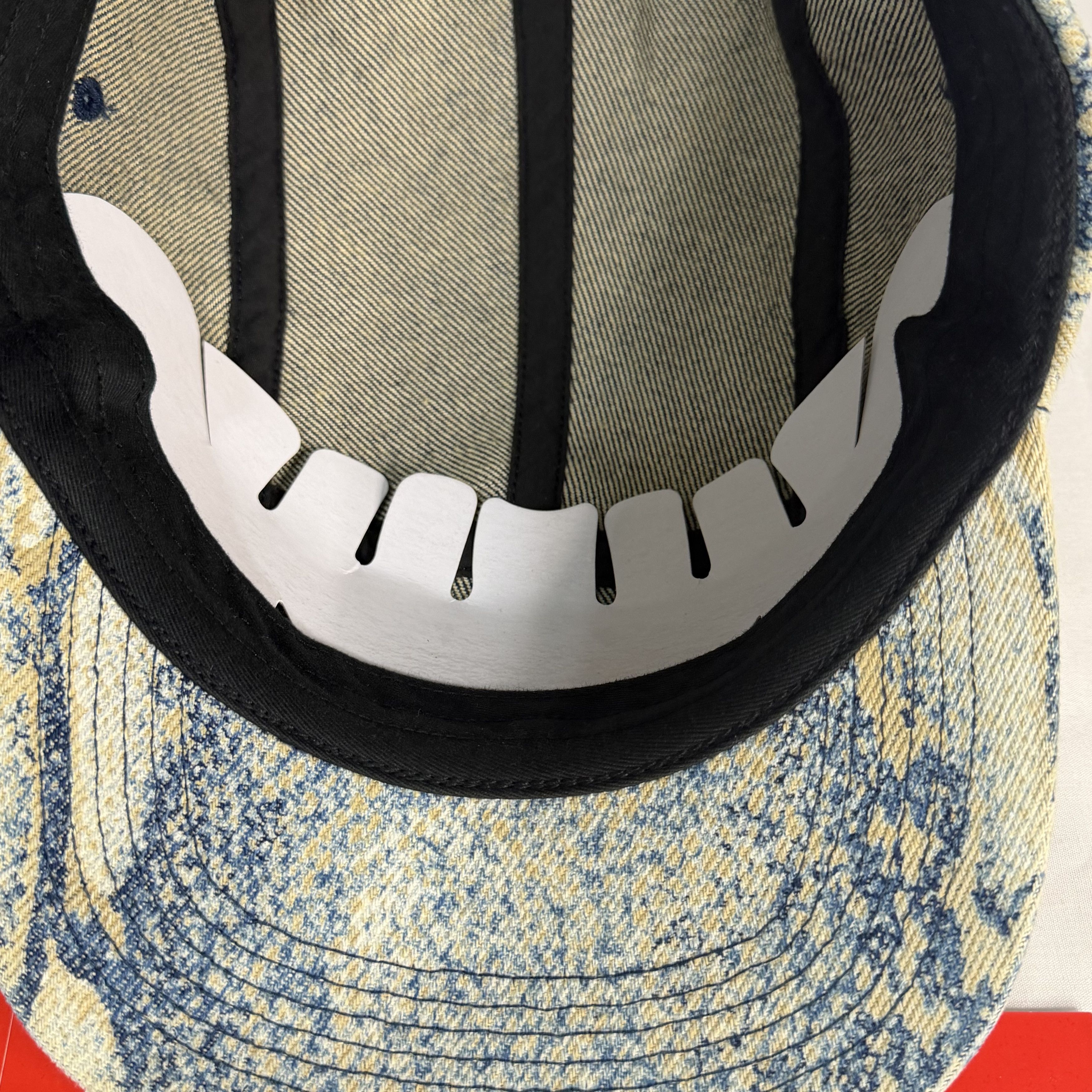 Supreme Denim Camp Cap Snake Color Way FW24 Size ONE SIZE - 6 Thumbnail