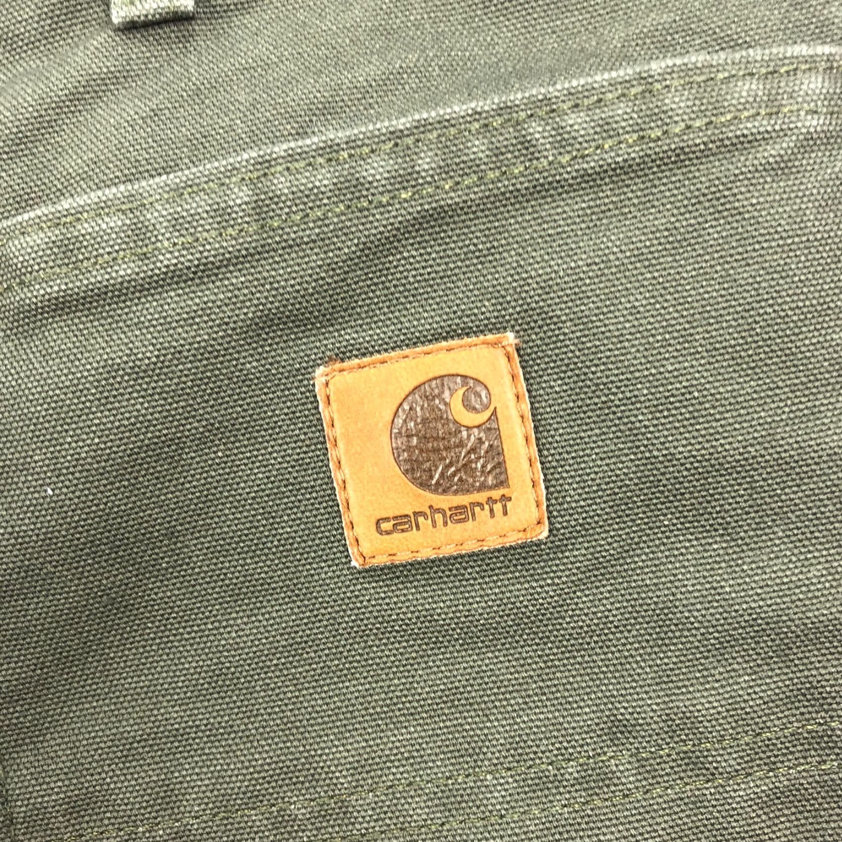 Carhartt VINTAGE Carhartt Pants Mens 38x34 Carpenter Green Dungaree 5-Pocket Cement? Size US 38 / EU 54 - 5 Thumbnail