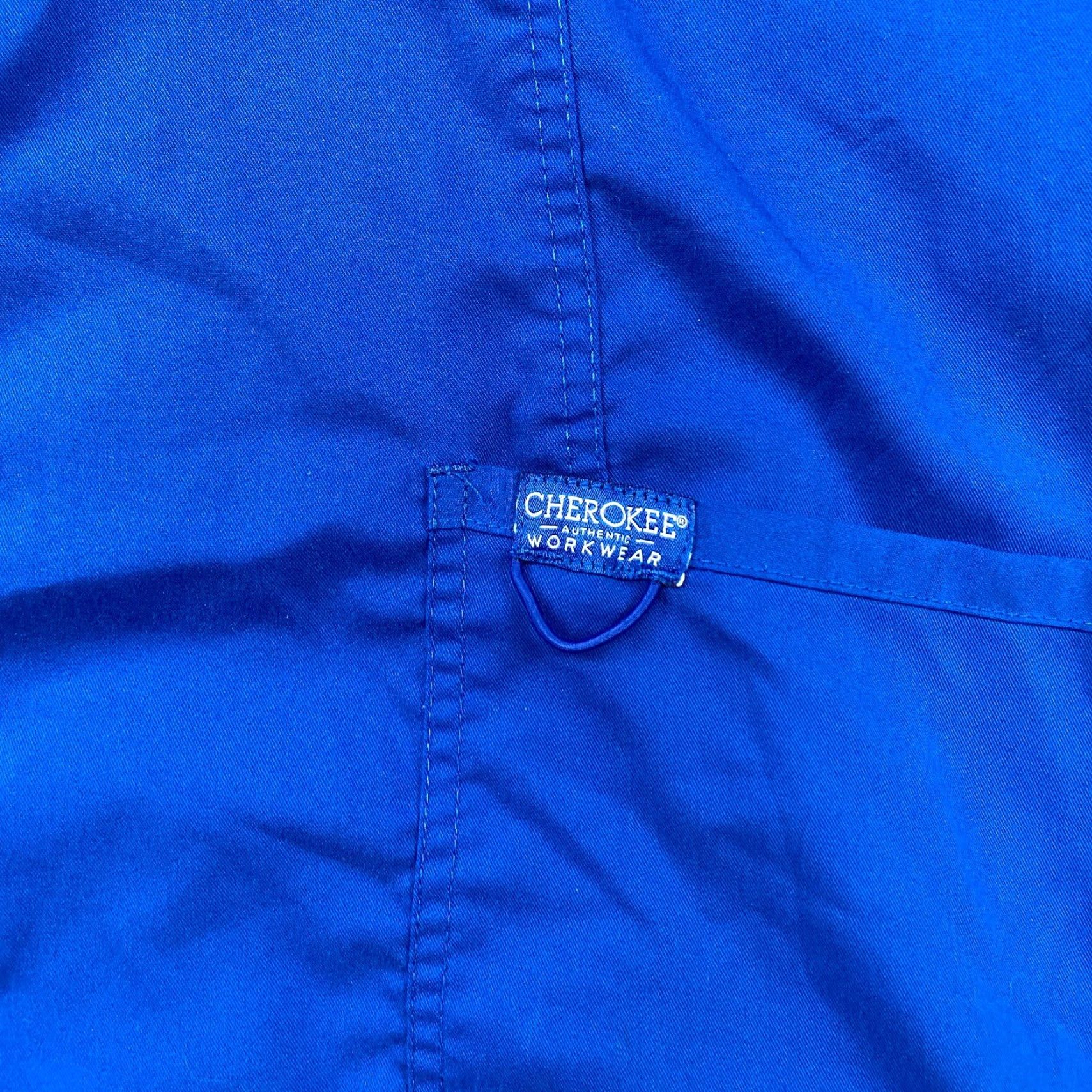 Cherokee Cherokee Scrubs Top Womens XS Blue Short Sleeve V Neck Pocket Size XS / US 0-2 / IT 36-38 - 4 Thumbnail
