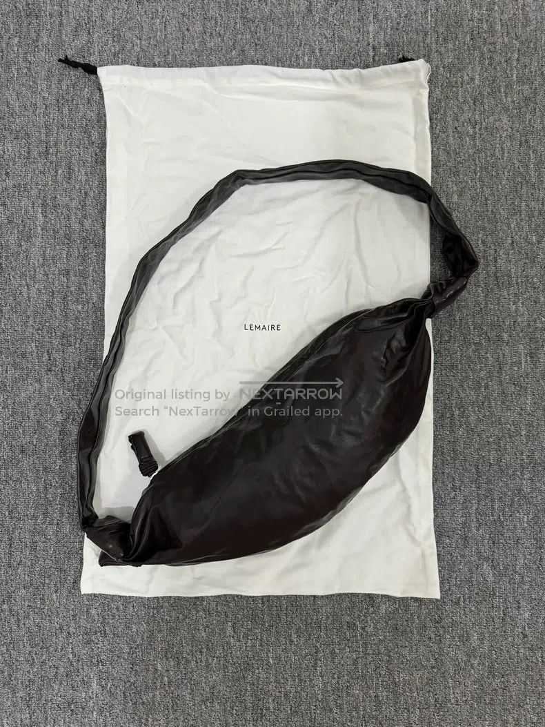 Lemaire LEMAIRE 2026 medium dark-chocolate paper bag i Size ONE SIZE - 3 Thumbnail