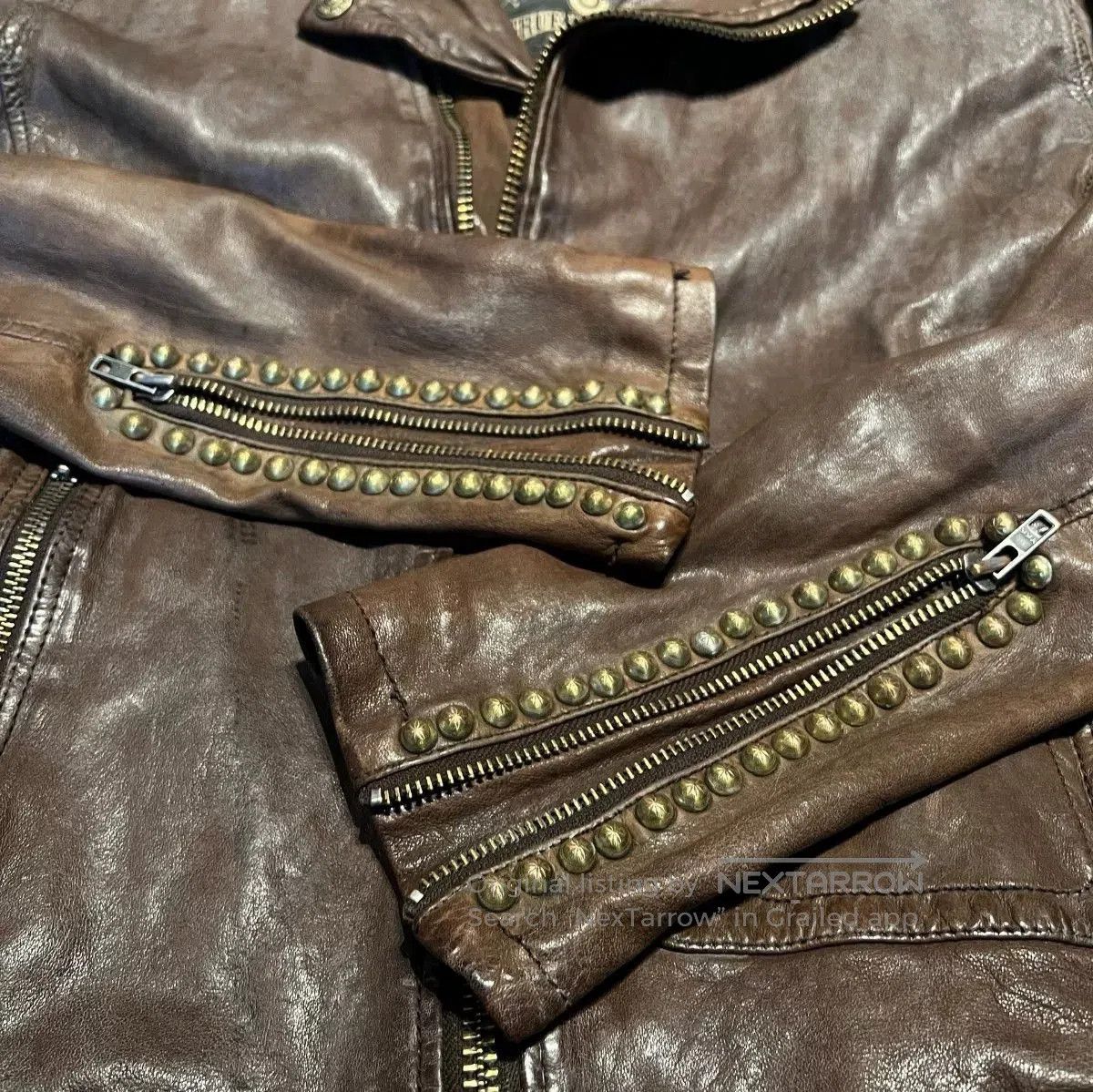 True Religion True Religion Sheepskin Rivet Leather Jacket. Size US M / EU 48-50 / 2 - 4 Thumbnail