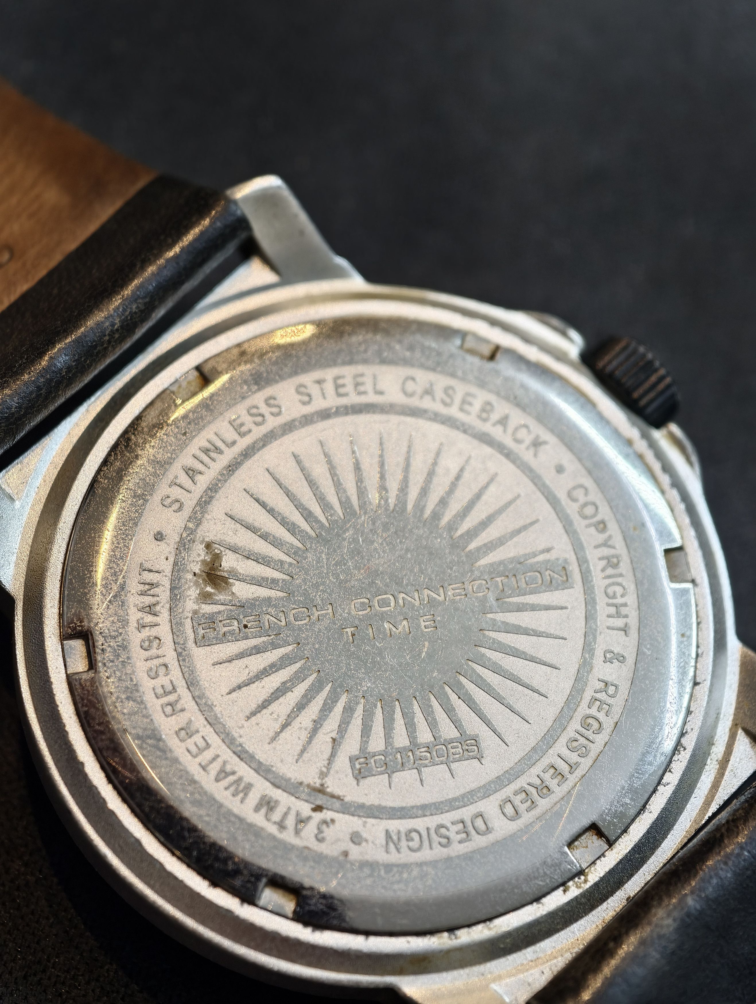 FCUK FCUK watch with vtg leather French connection Size ONE SIZE - 5 Thumbnail