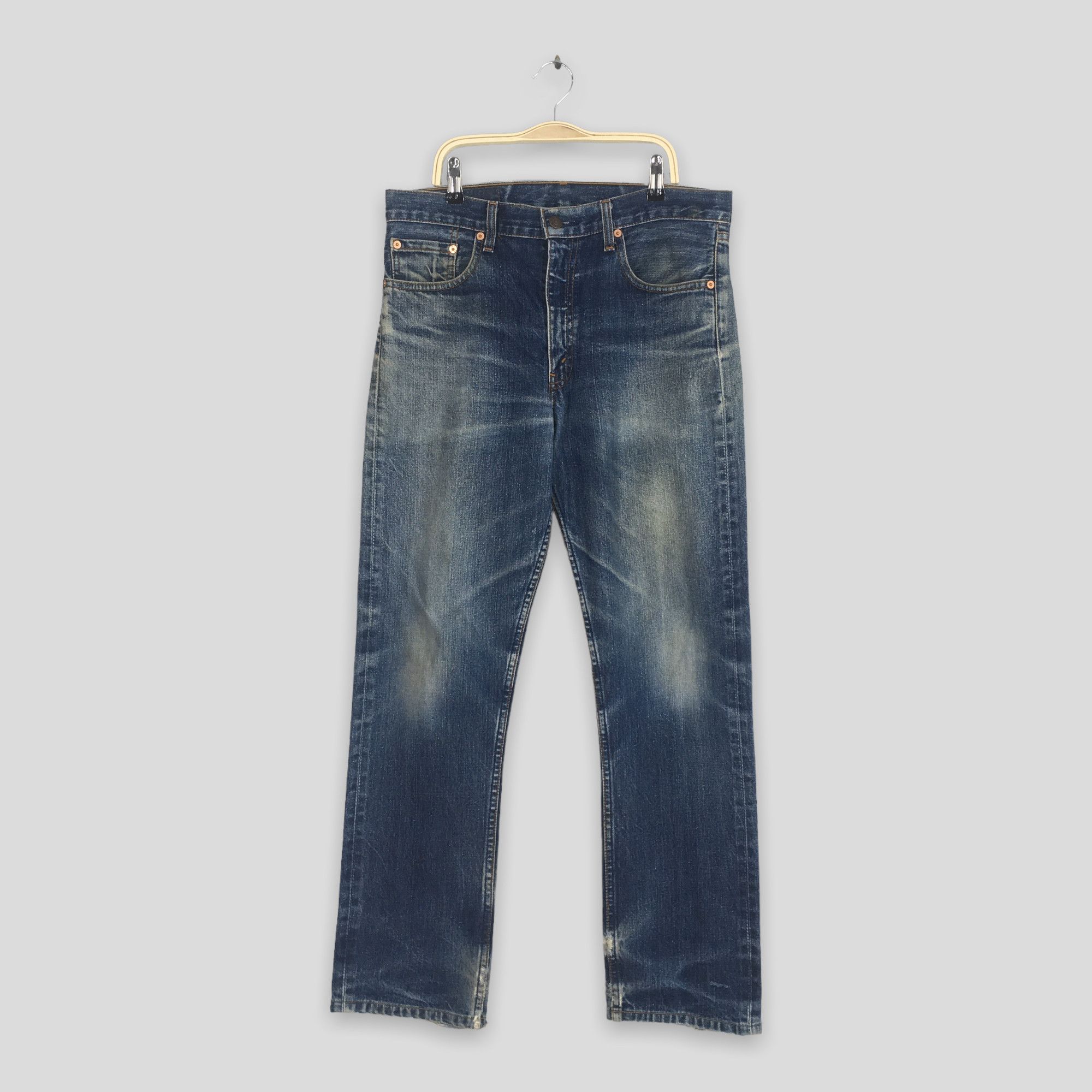 image of Size 32X30 Vintage 80's Levi's 505 Blue Stonewash Jeans, Men's