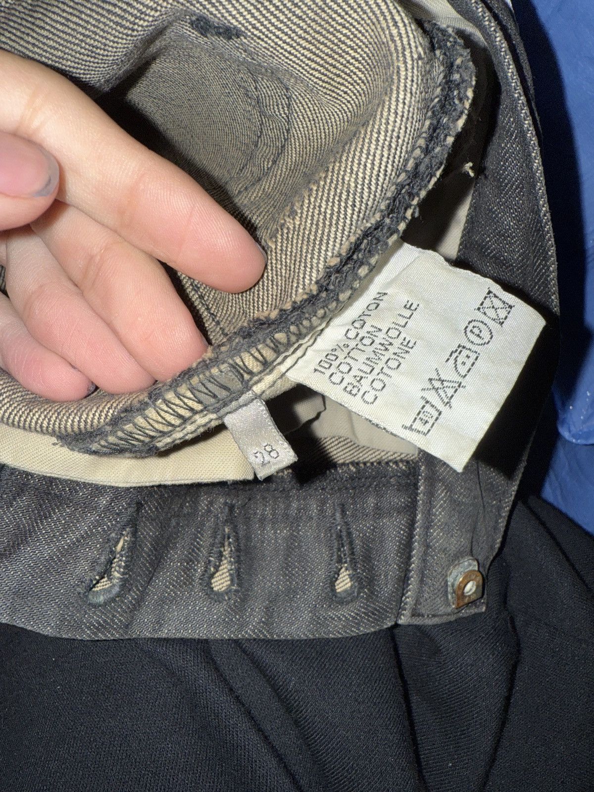 Dior aw03 white wash clawmark Size US 30 / EU 46 - 6 Thumbnail