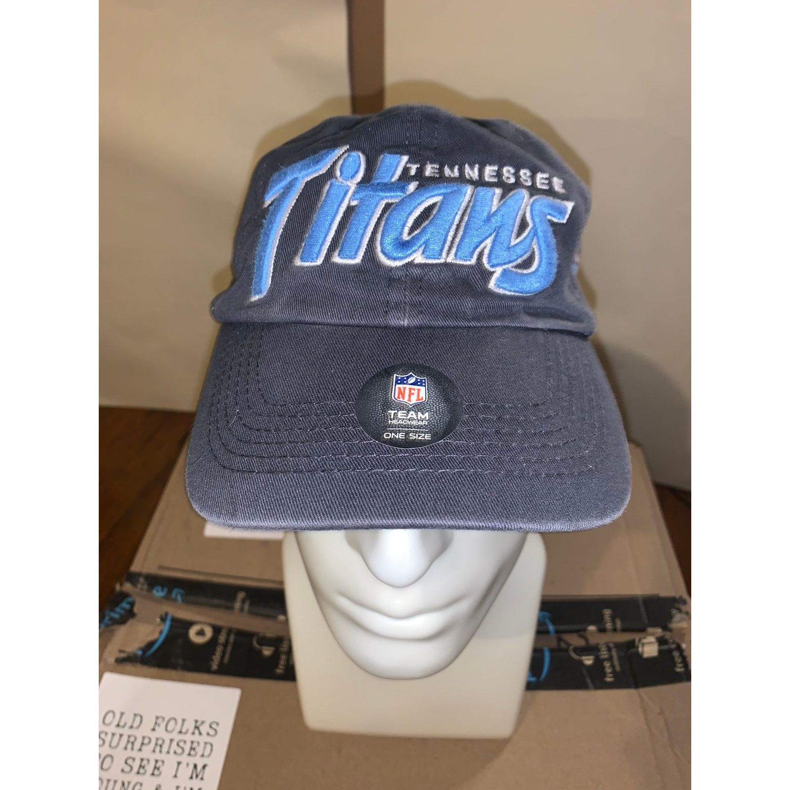 NFL Deadstock Tennessee Titans ’47 Clean Up Hat NFL Dad Cap Size ONE SIZE - 1 Thumbnail