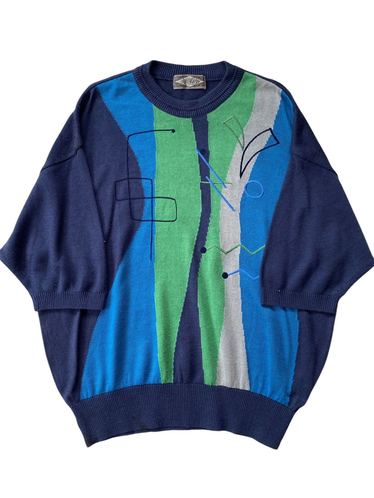 Japanese Brand × Vintage Vtg 90s Toroy Knitwear Size US M / EU 48-50 / 2 - 1 Thumbnail
