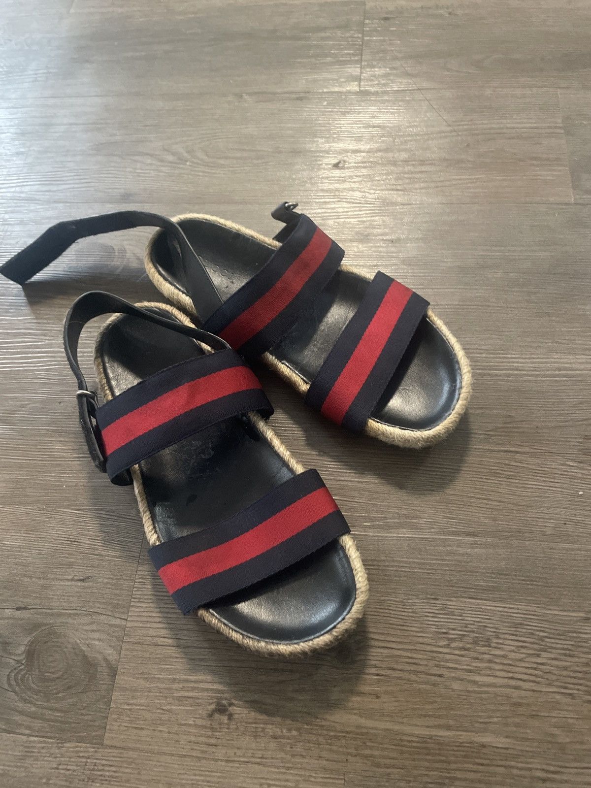 Gucci Gucci L'aveugle Par Amour Sandals Size US 12 / EU 45 - 6 Thumbnail