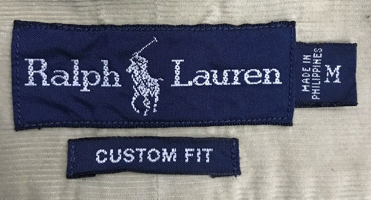 Ralph Lauren × Vintage Vintage Ralph Lauren Custom Fit Long Sleeve Shirt Buttton Up Size US M / EU 48-50 / 2 - 8 Thumbnail