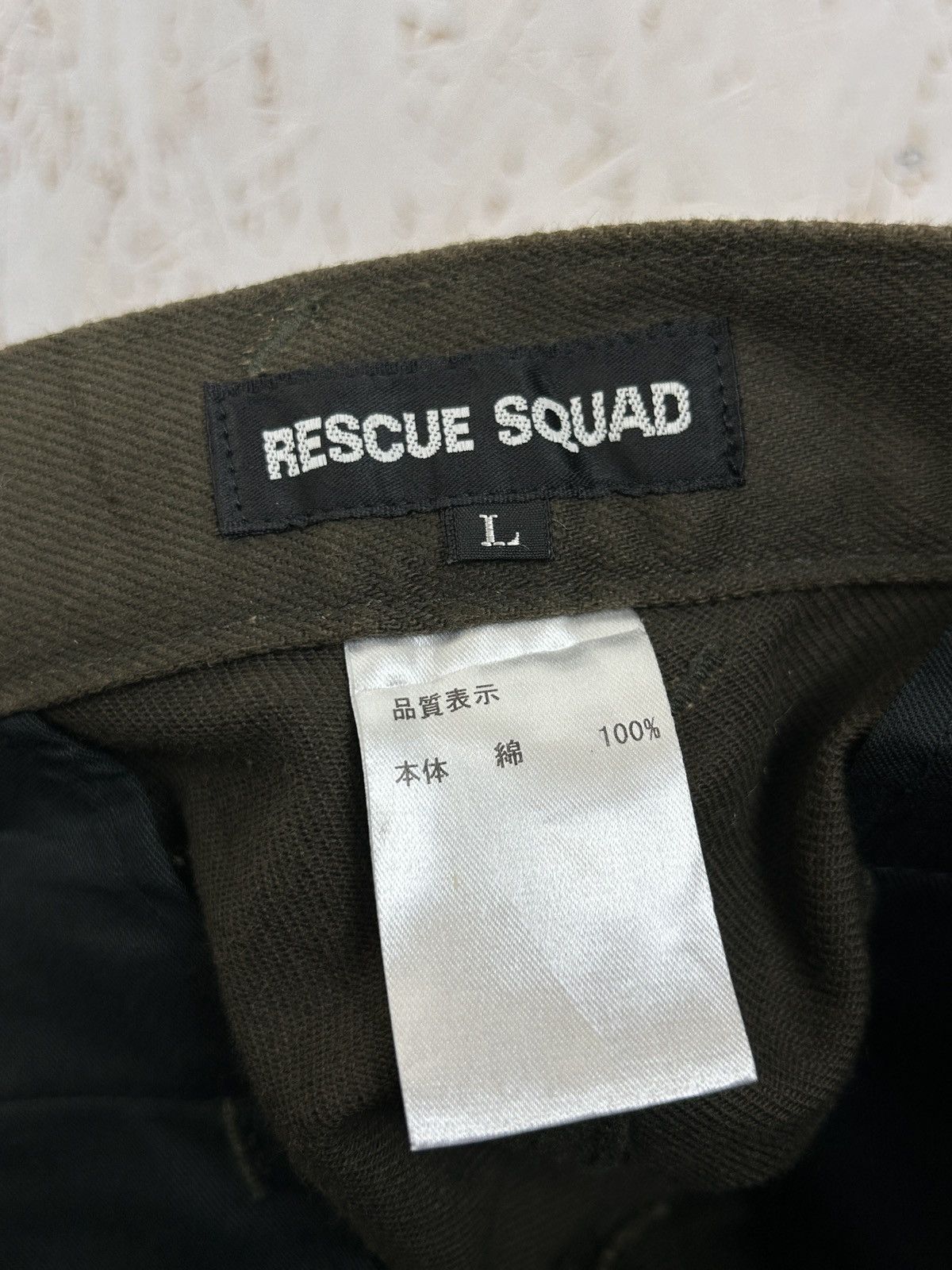 Japanese Brand Vintage Japanese Brand Resque Squad Pants Jeans Size L Size US 34 / EU 50 - 7 Thumbnail