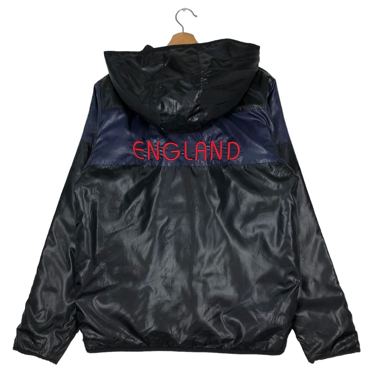 Japanese Brand VINTAGE PUFFER DOWN JACKET REVERSIBLE ENGLAND SPELL OUT Size US M / EU 48-50 / 2 - 1 Thumbnail