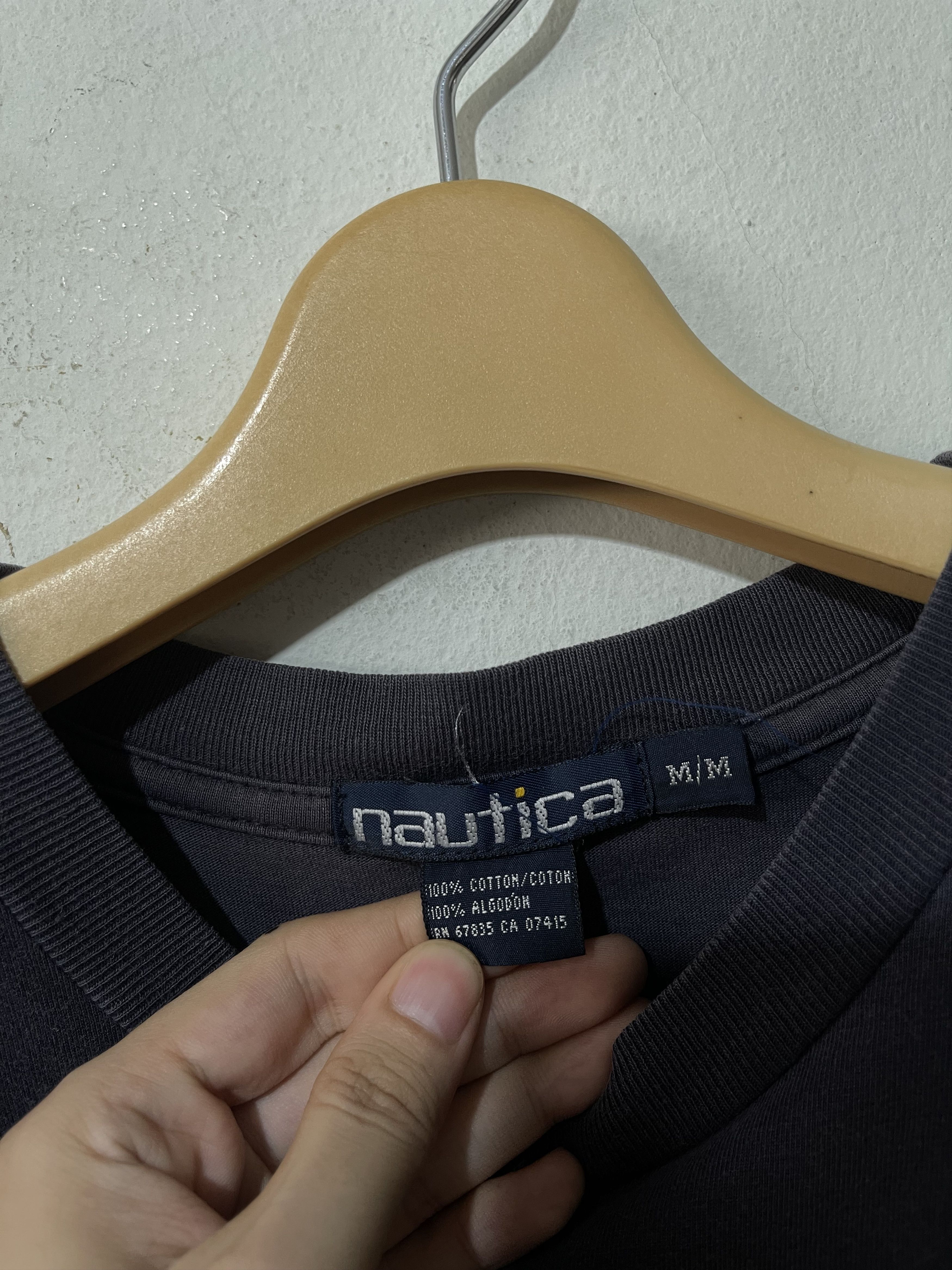 Nautica × Vintage Vintage 90s Nautica Pocket Tee Size US XL / EU 56 / 4 - 5 Thumbnail