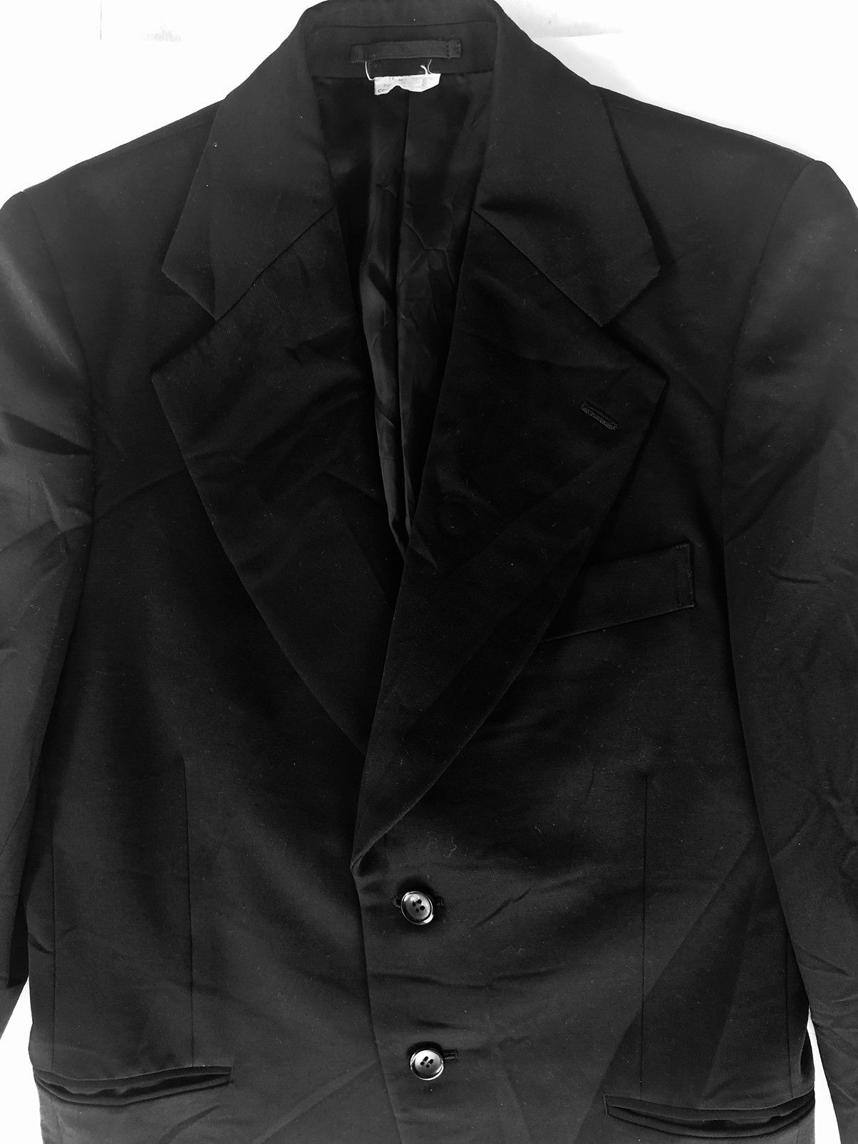 Comme des Garcons Homme Plus 🇯🇵CdG gothic blazer suit two button elongated sleeves Size 38L - 4 Thumbnail