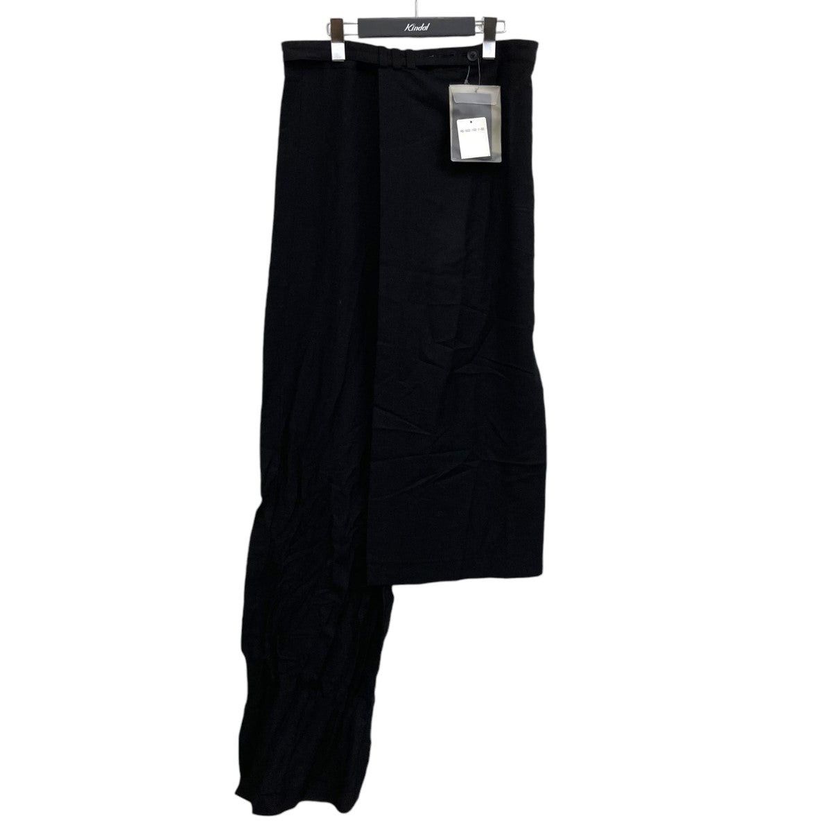 Yohji Yamamoto yohji yamamoto 24SS W Ry Hard Twisted Gabardine WRAP SKIRT Size US 33 - 1 Thumbnail