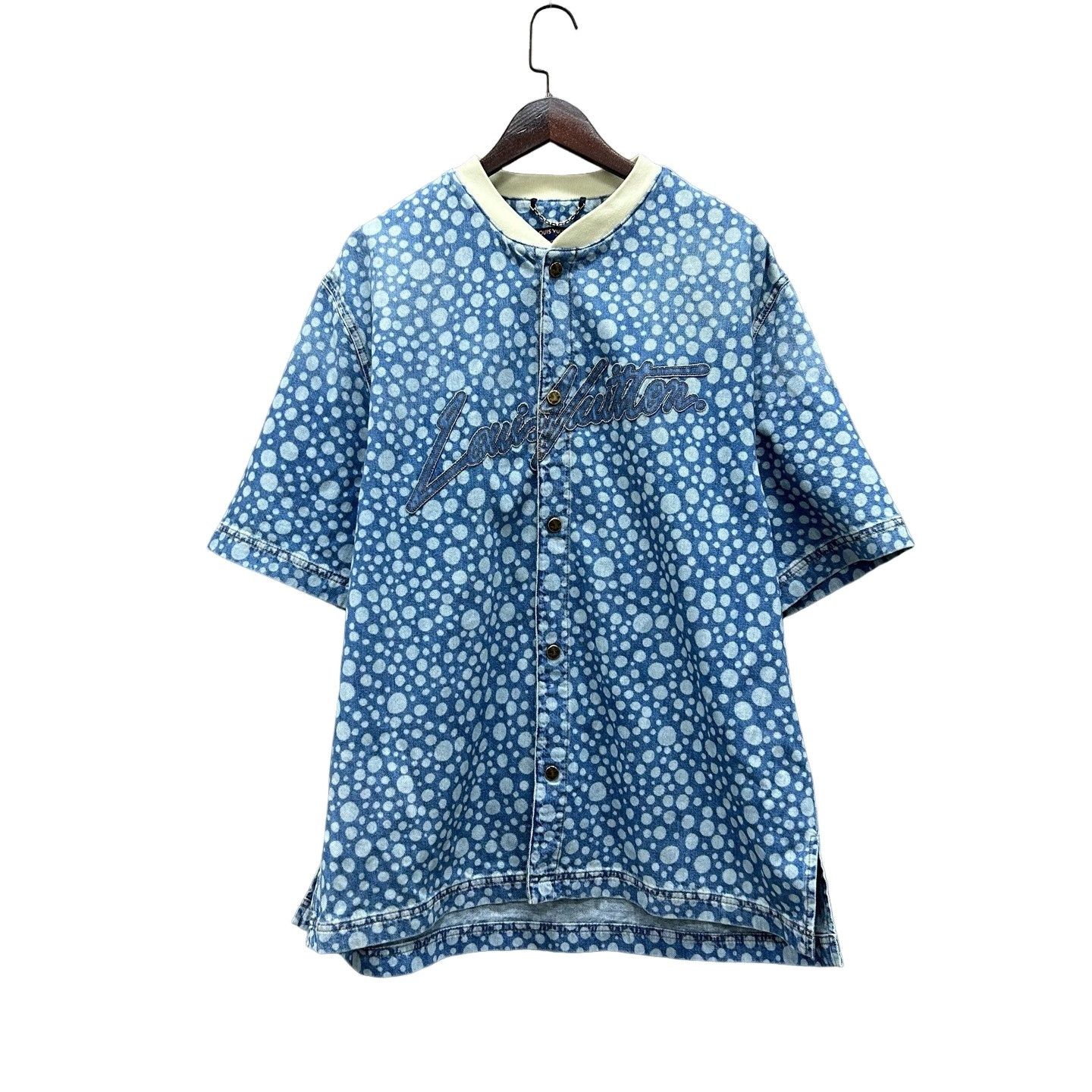 Louis Vuitton Louis Vuitton x Yayoi Kusama Polka Dot Denim Shirt Size XXL Size US XXL / EU 58 / 5 - 1 Thumbnail