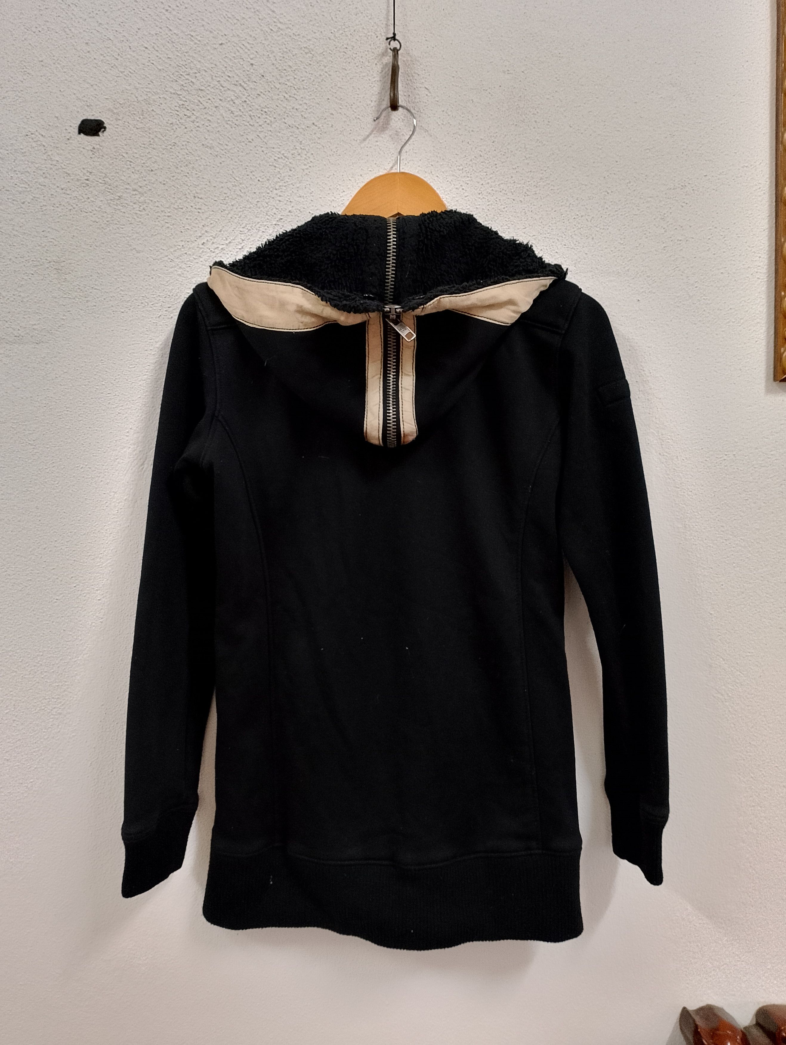 Tornado Mart Tornado Mart Asymmetrical Zip Hoodie - Black Fleece-Lined Size US S / EU 44-46 / 1 - 7 Thumbnail