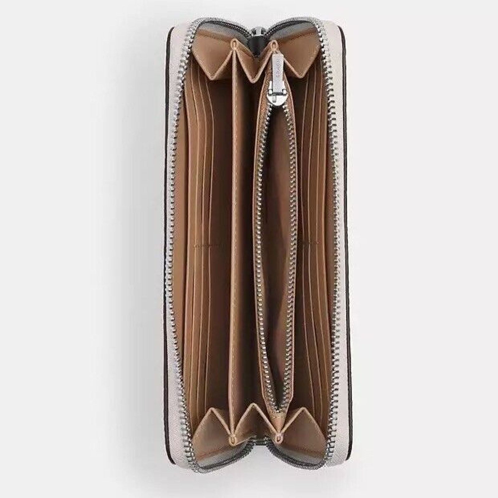 Coach NWT COACH CA082 Long Zip Around Wallet/Wristlet CHALK Size ONE SIZE - 7 Thumbnail