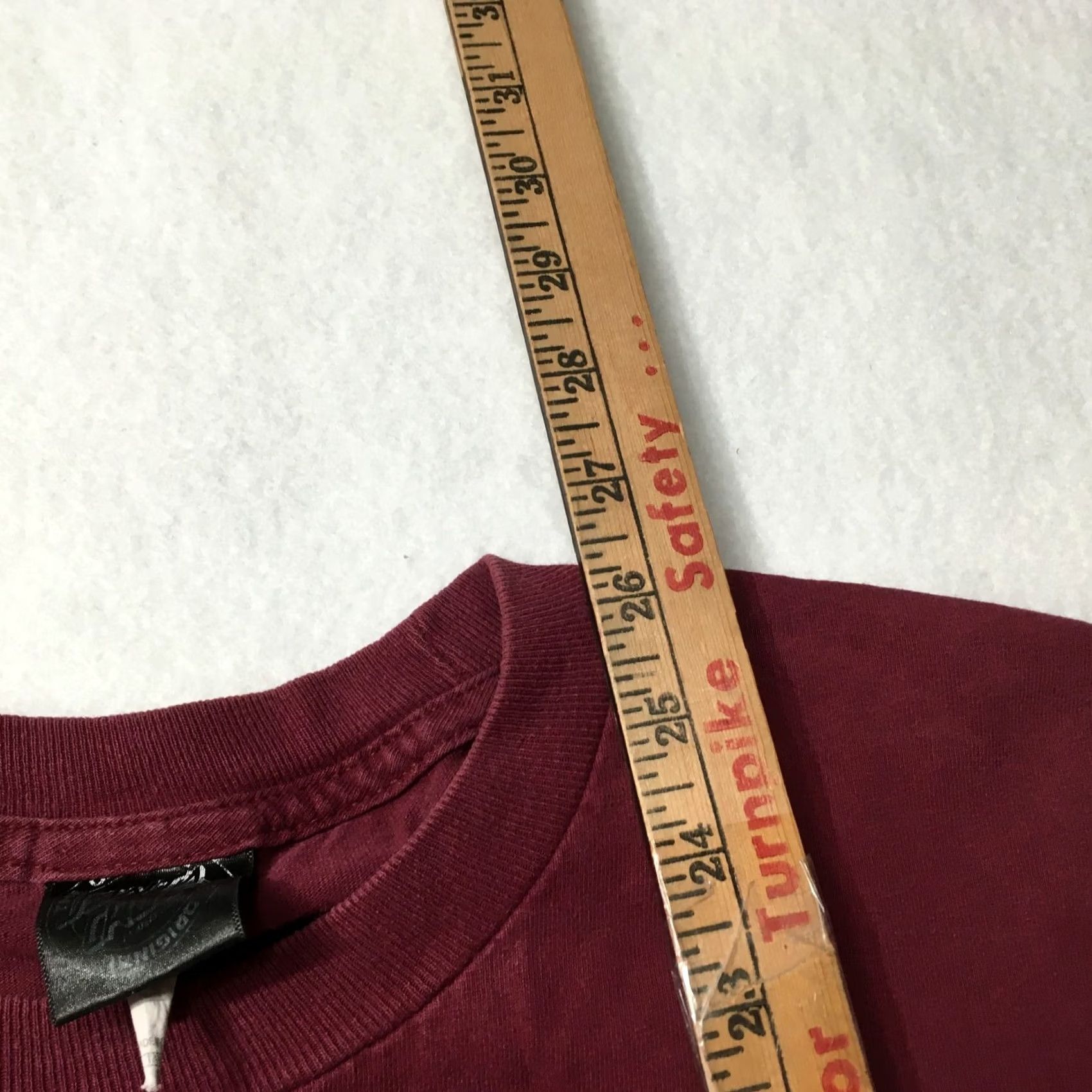 Vintage Vintage Santa Cruz Tee Size Medium burgundy Y2K Skate Surf Size US M / EU 48-50 / 2 - 7 Thumbnail