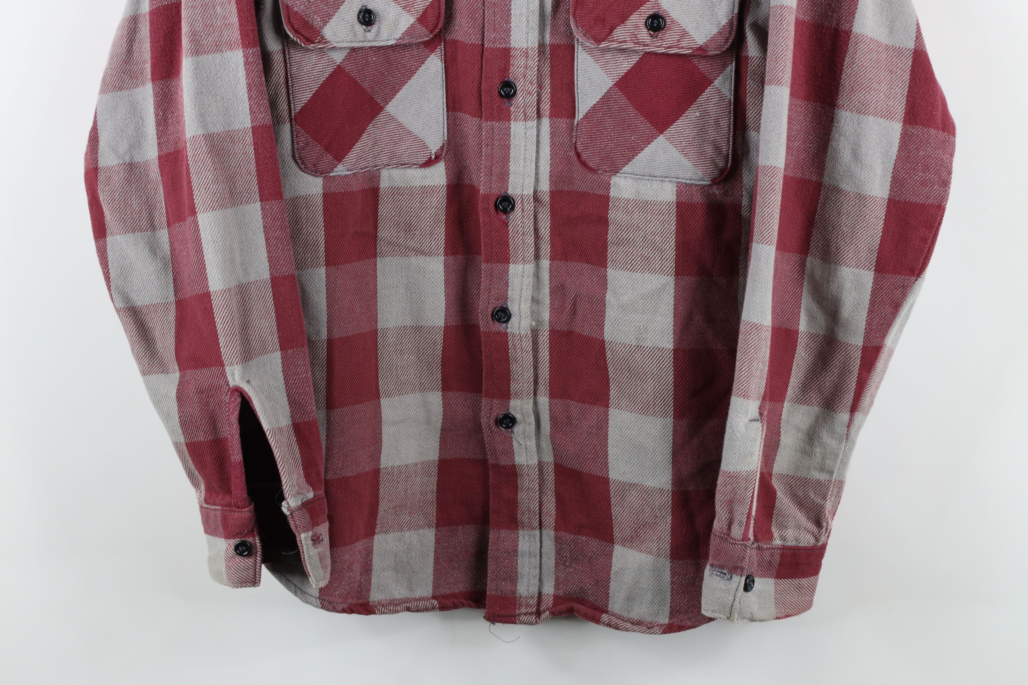 FiveBrother × Vintage Vintage 70s Five Brother Flannel Collared Button Shirt USA Size US M / EU 48-50 / 2 - 3 Thumbnail