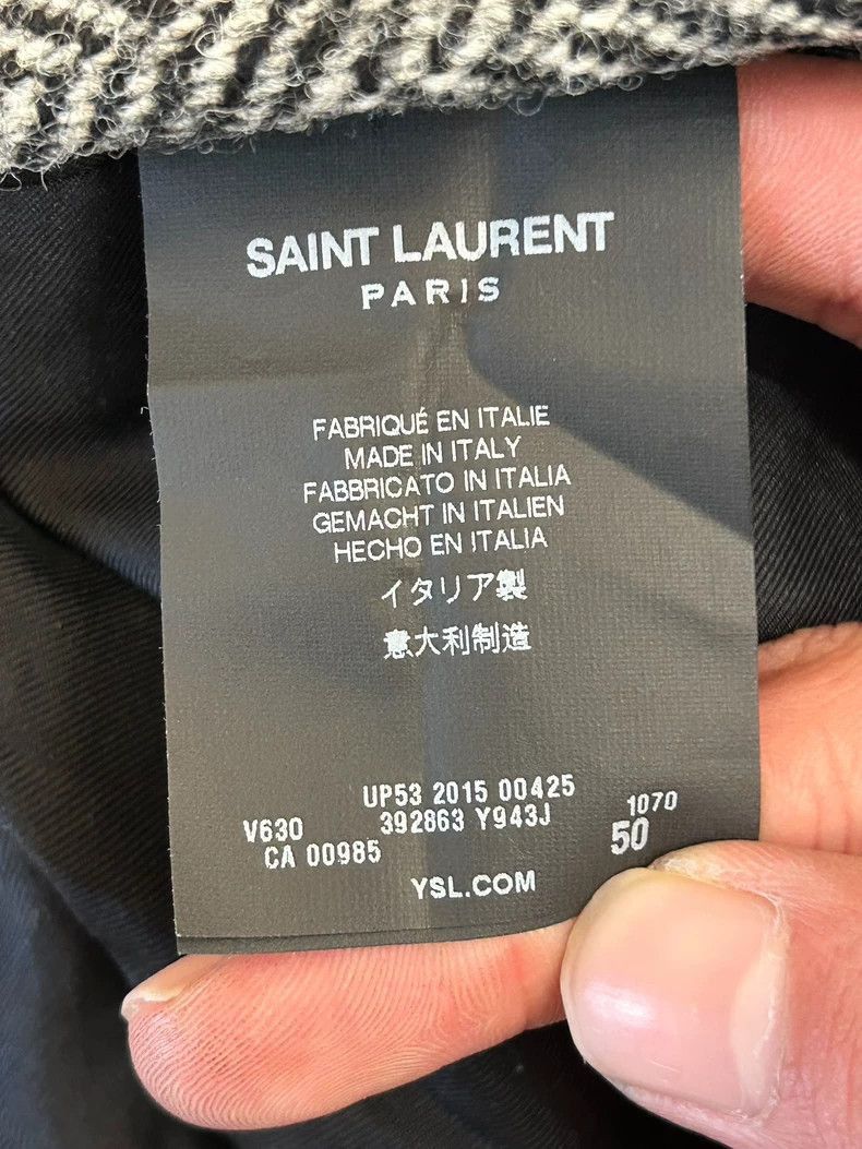 Saint Laurent Paris Hedi Slimane Saint Laurent Wool Blazer-2506 Size US XL / EU 56 / 4 - 6 Thumbnail