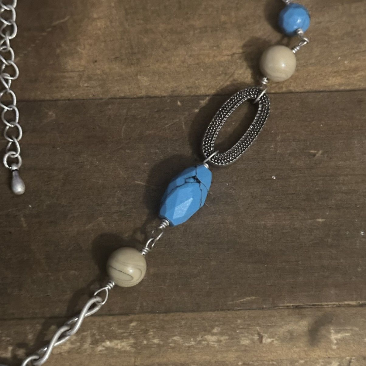 Other Lia Sophia Oasis station turquoise teardrop pendant necklace Size ONE SIZE - 4 Thumbnail