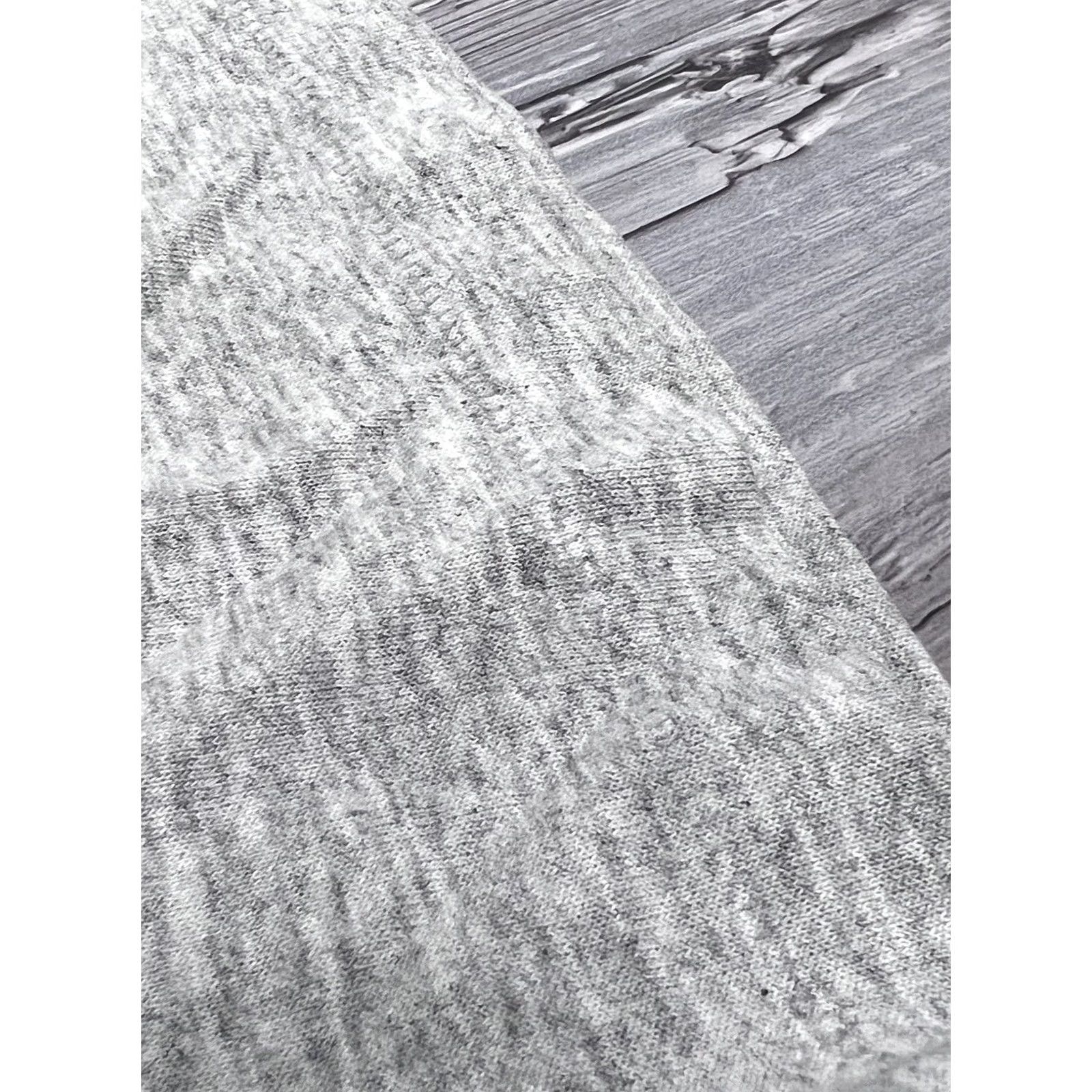 Vintage VINTAGE 80s 90s Blank Pocket Tee Heather Gray XL USA Single Stitch Selvedge Size US XL / EU 56 / 4 - 4 Thumbnail