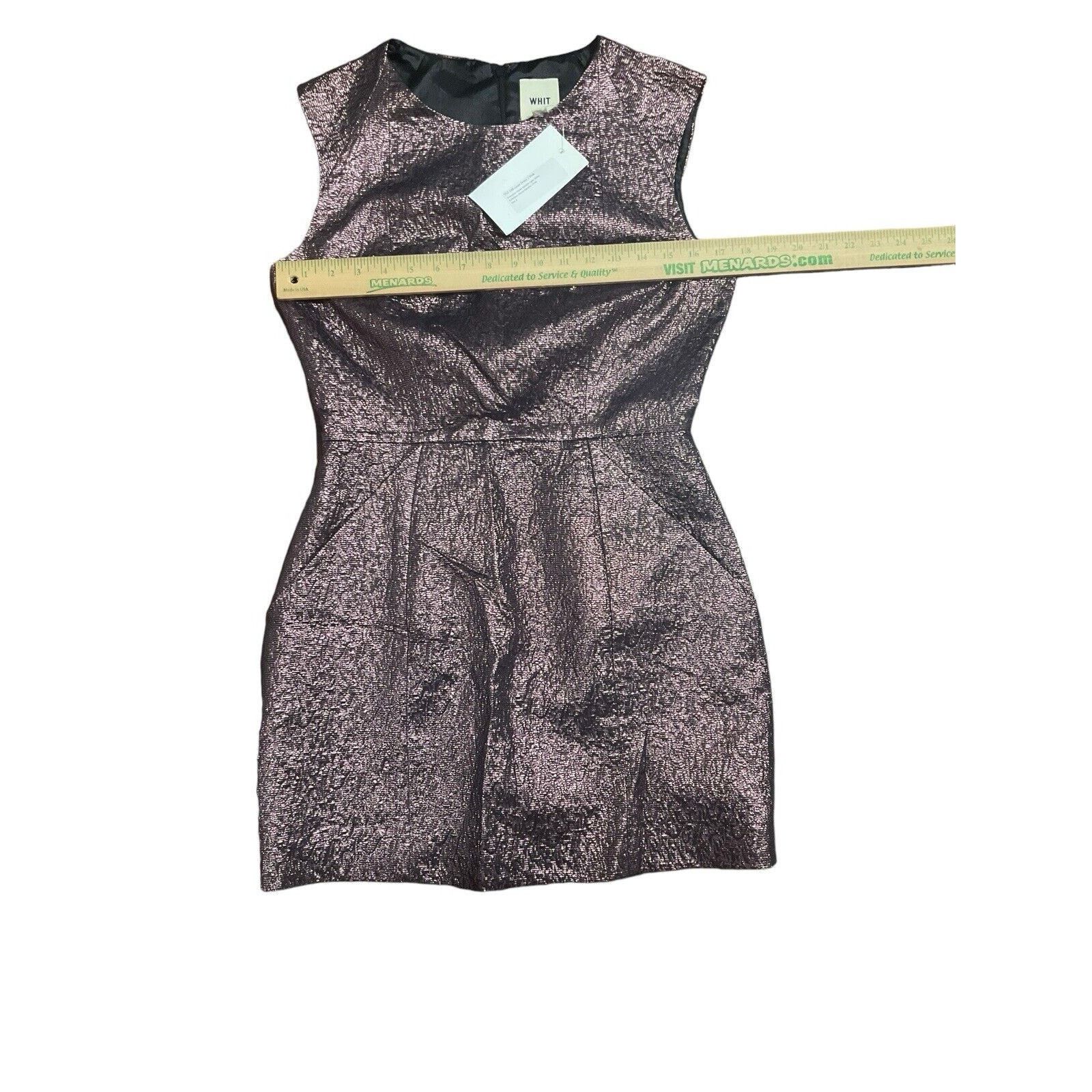 Other WHIT Metallic Dress NWT Size M / US 6-8 / IT 42-44 - 5 Thumbnail